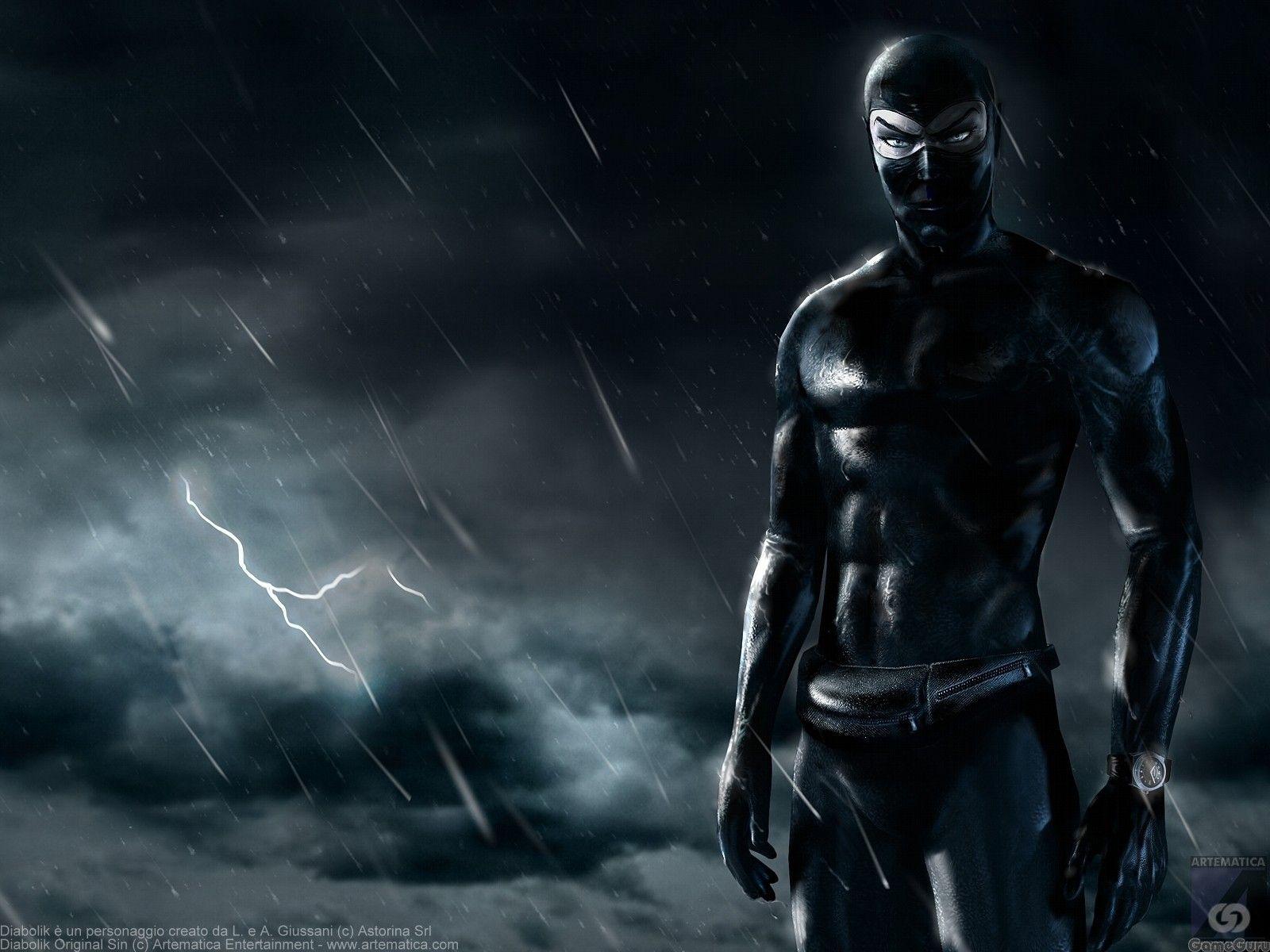 Ninja robotico nella tempesta, 1600x1200 900p, PC