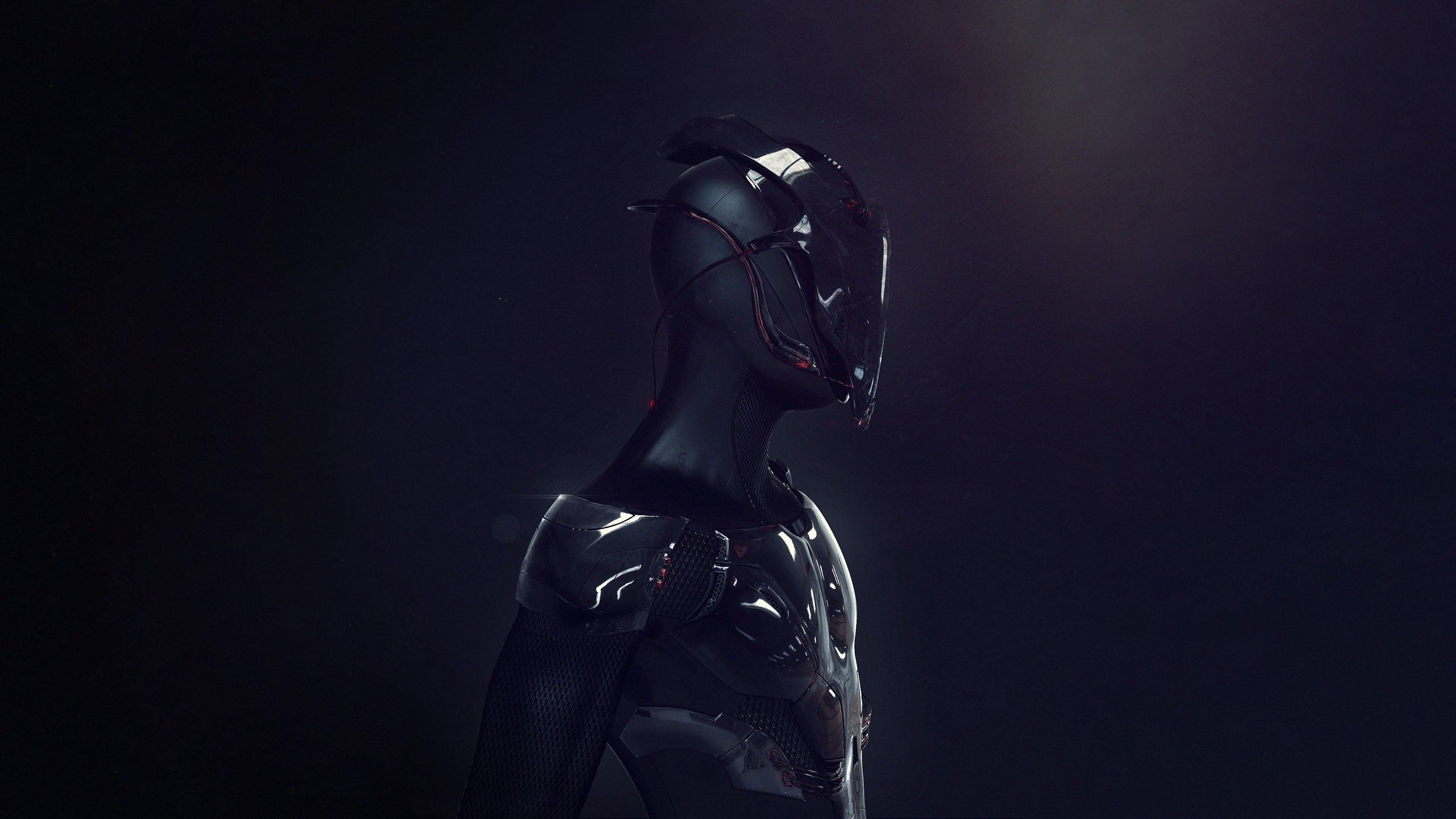 Robot ninja scuro ombre, 2560x1440 1440p, Desktop