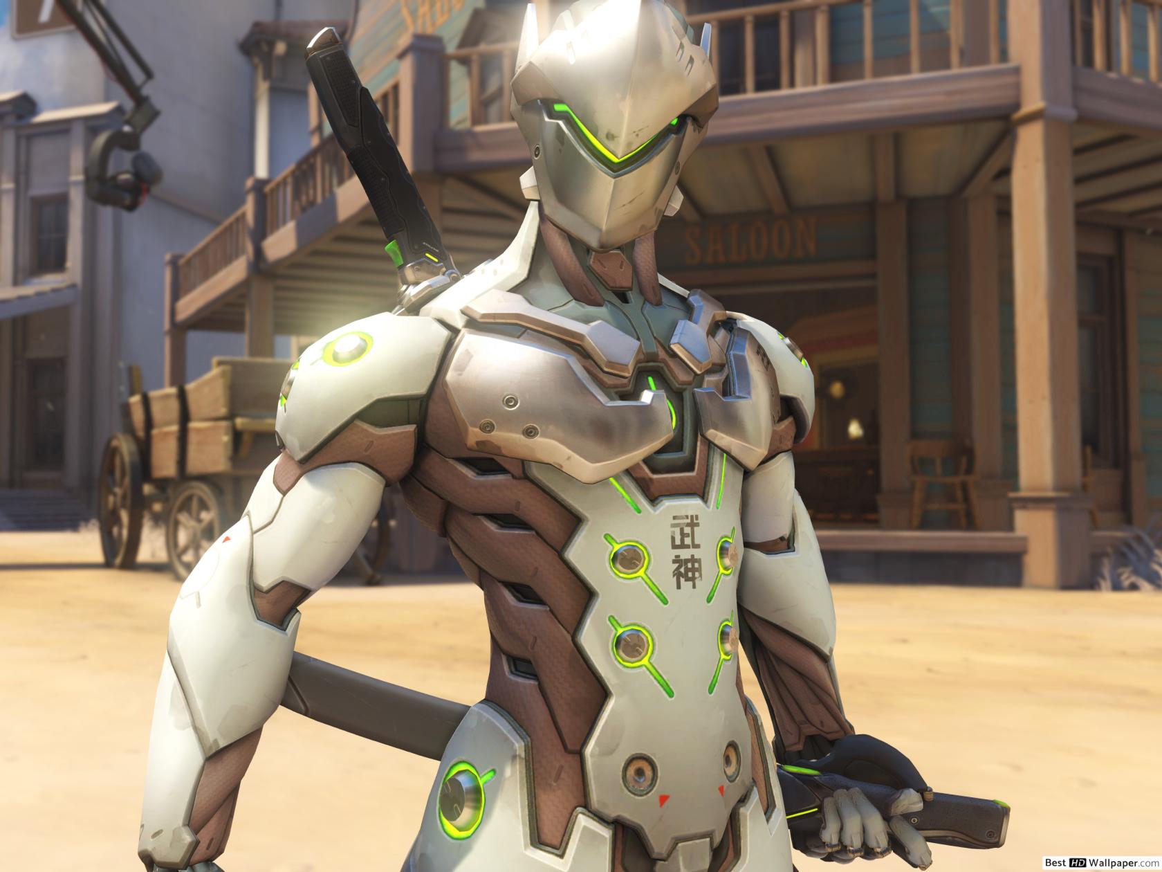 Genji Shimada Overwatch robot ninja, Blizzard, 1680x1260 HD Ready, PC
