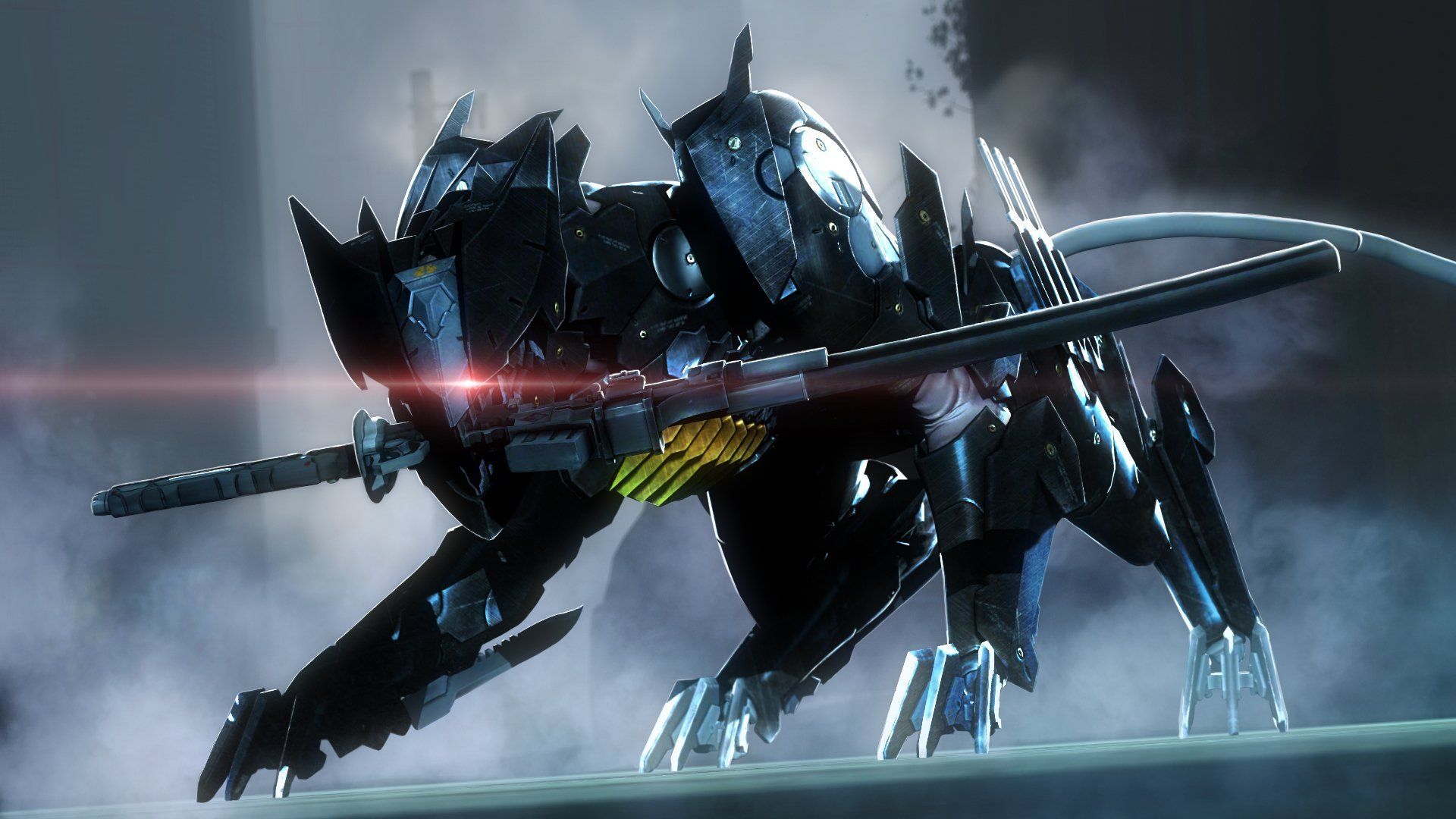 Robot lupo con spada, 1920x1080 Full HD, Desktop