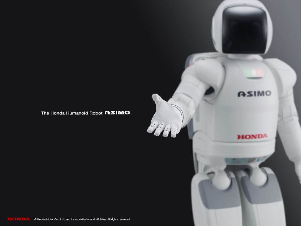 Robot umanoide ASIMO Honda, 1024x768 HD, Desktop