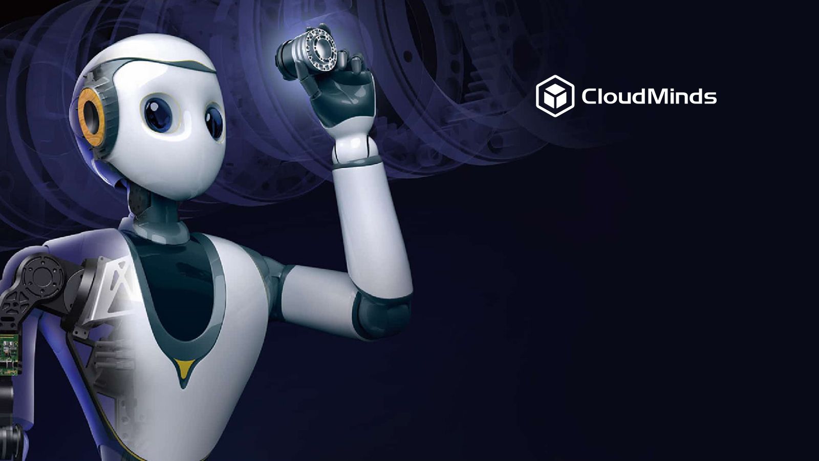 Robot umanoide CloudMinds bianco, 1600x900 900p, PC