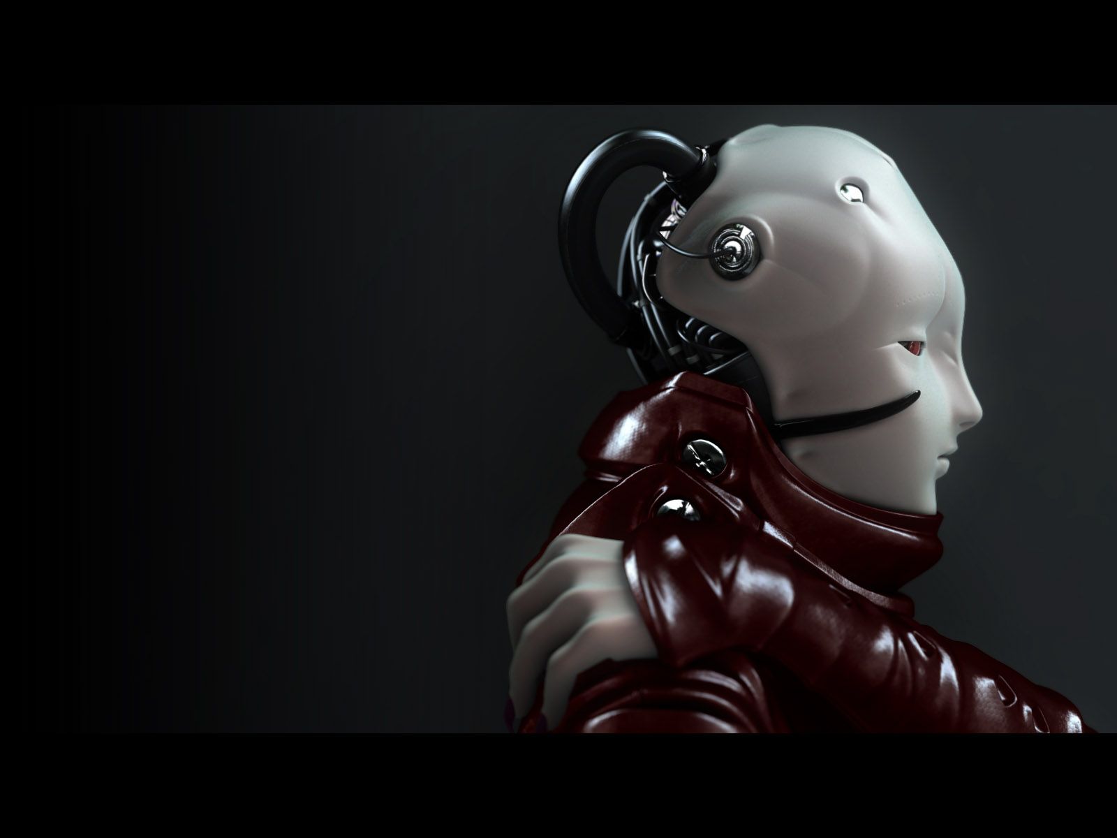 Robot umanoide bianco e rosso, 1600x1200 HD, Laptop