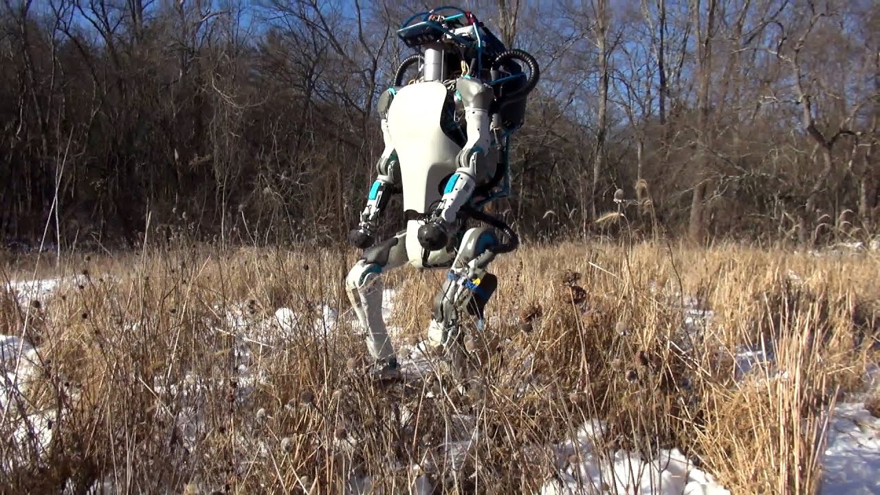 Robot Atlas Boston Dynamics campo, 1280x720 720p, iMac
