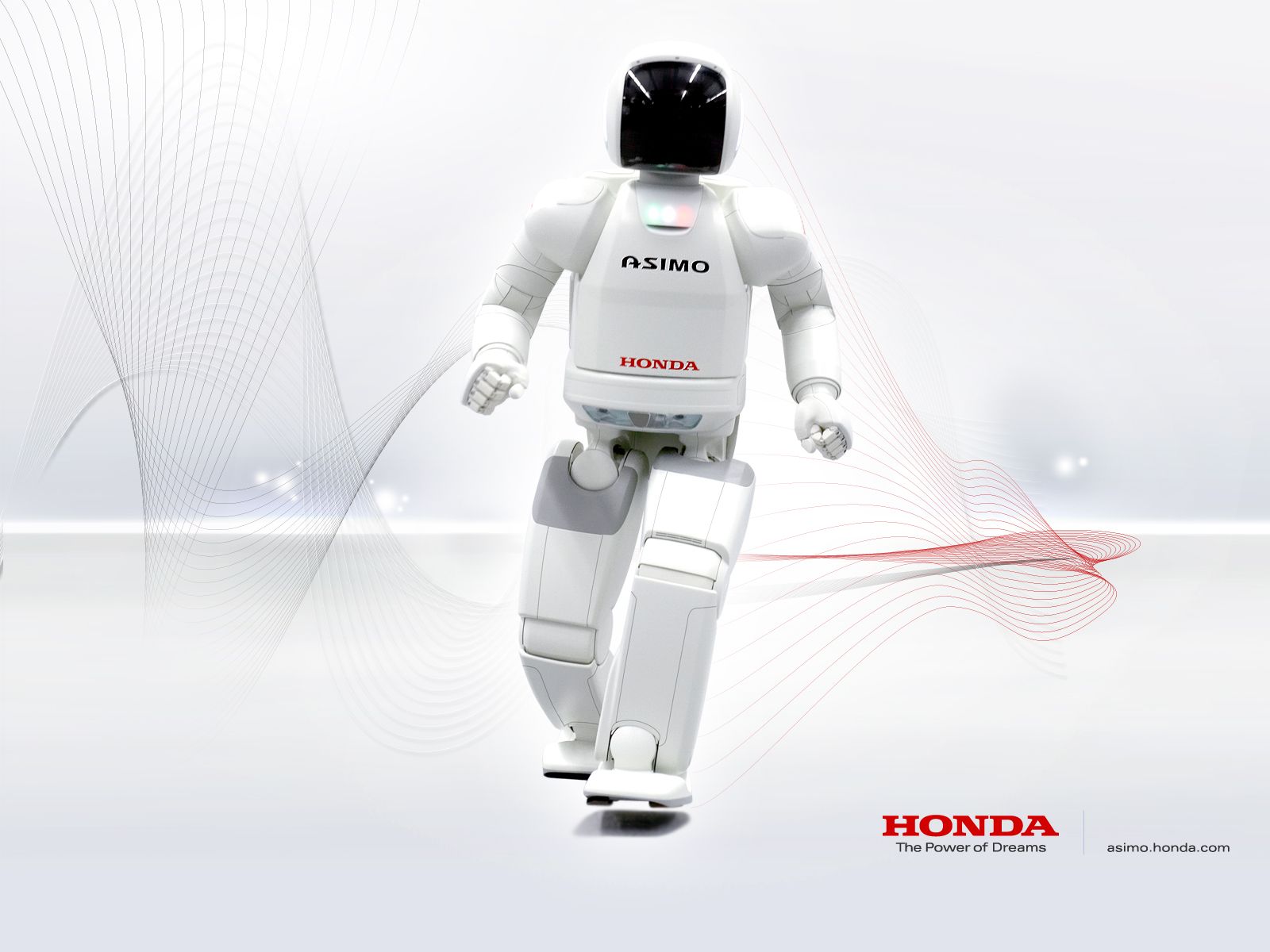 Robot ASIMO Honda bianco, 1280x1024 720p, PC