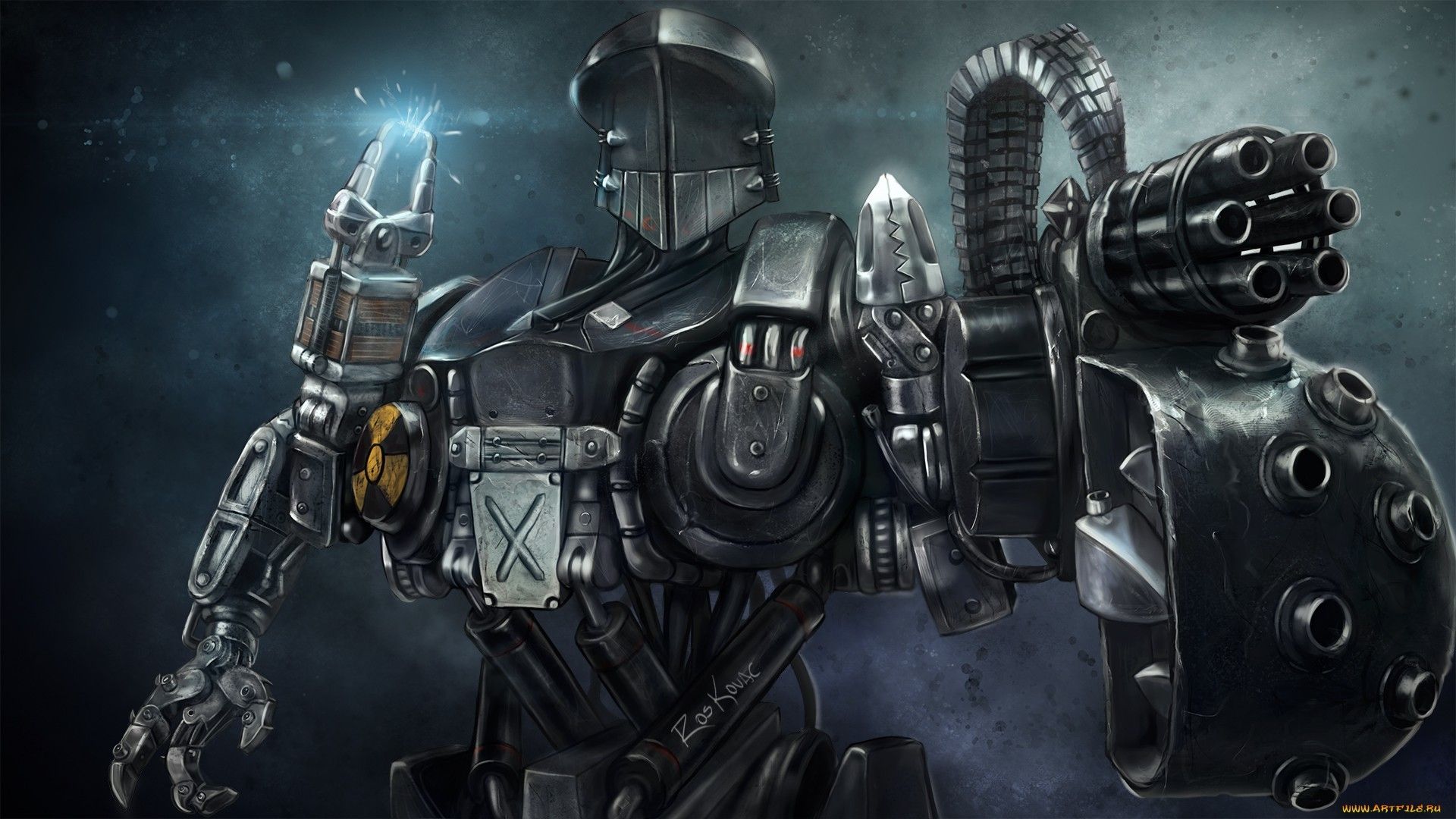 Robot da guerra corazzato, 1920x1080 Full HD, Desktop
