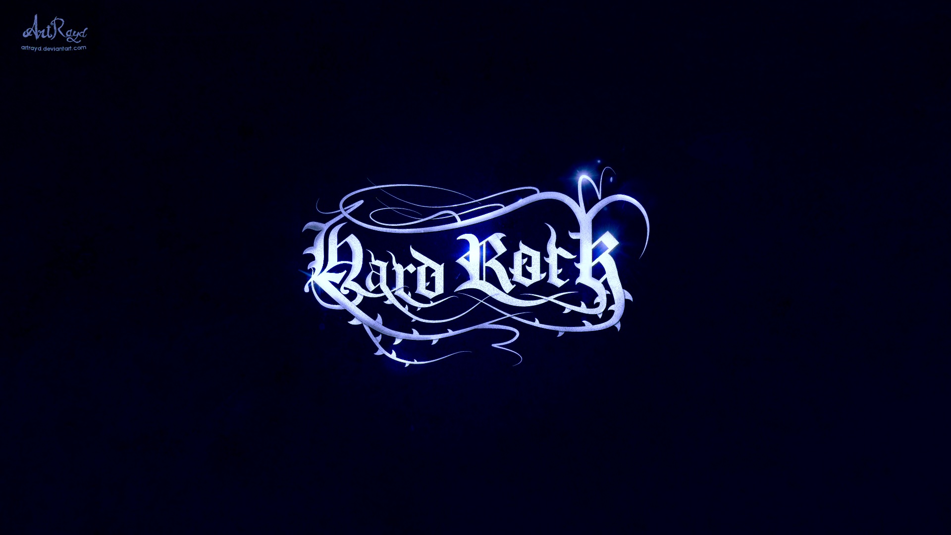 Logo Hard Rock con fulmini, 1920x1080 1080p, PC Desktop