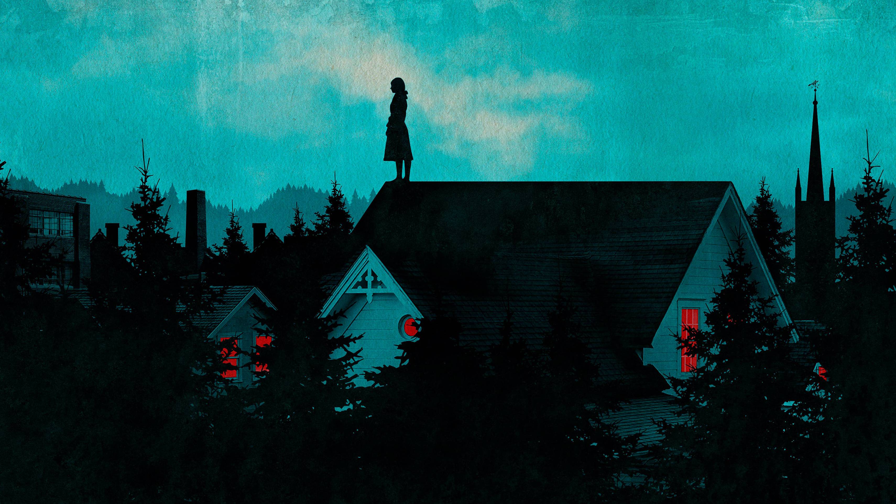 Castle Rock poster silhouette tetto, 3420x1924 2K+, Laptop