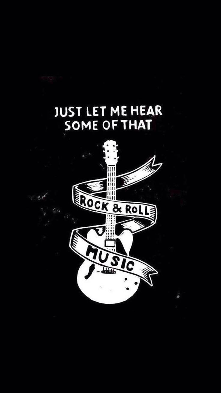Chitarra rock and roll bianco nero, 736x1309 Full HD Verticale, iPhone