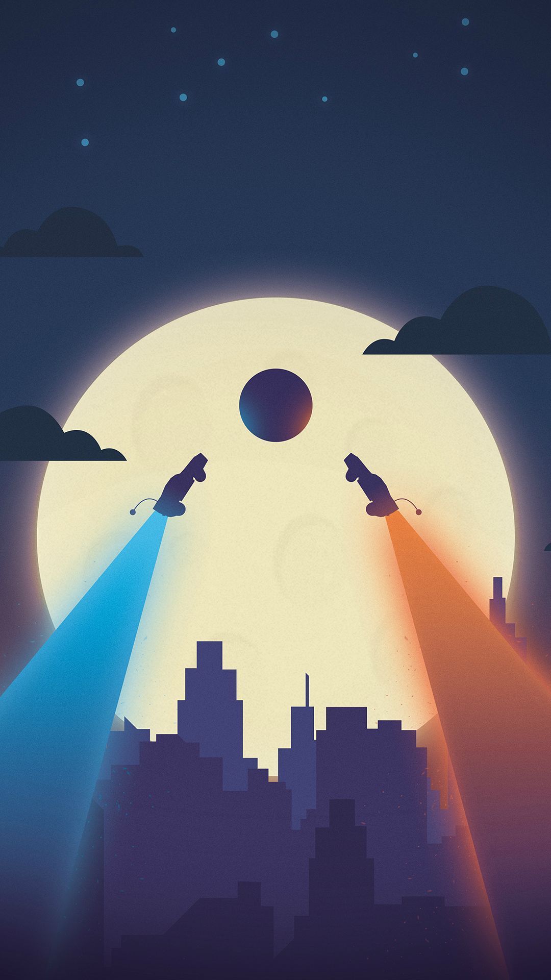 Auto Rocket League, luna, città, 1080x1920 Verticale, iPhone Plus
