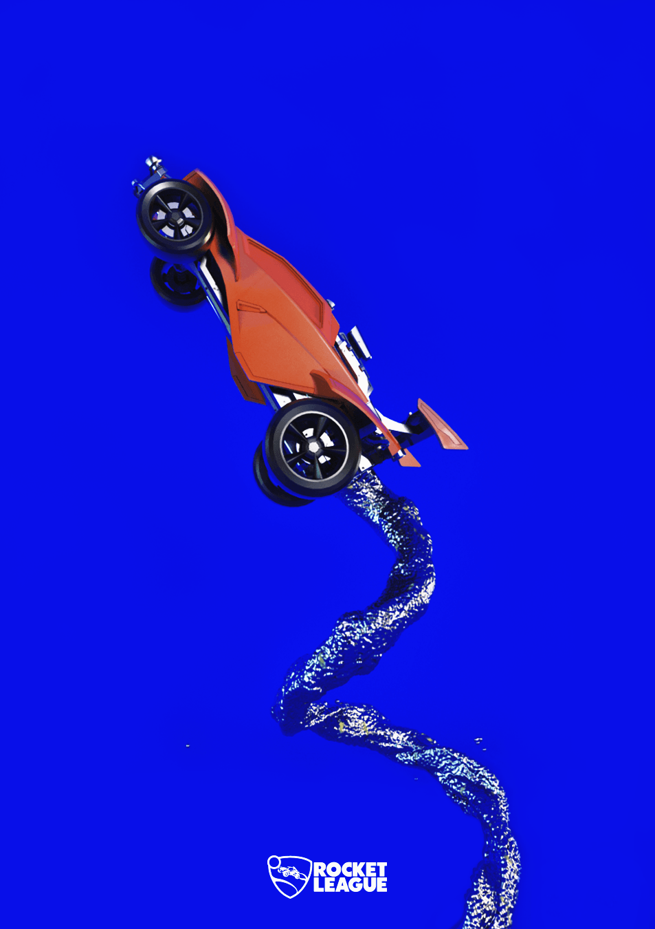 Auto rossa Rocket League volante, 953x1350 Full HD Verticale, iPhone Air