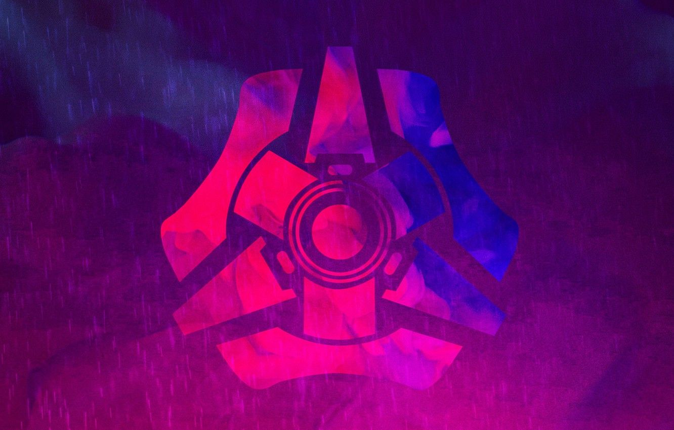 Logo Rocket League astratto viola, 1332x850 720p, Laptop