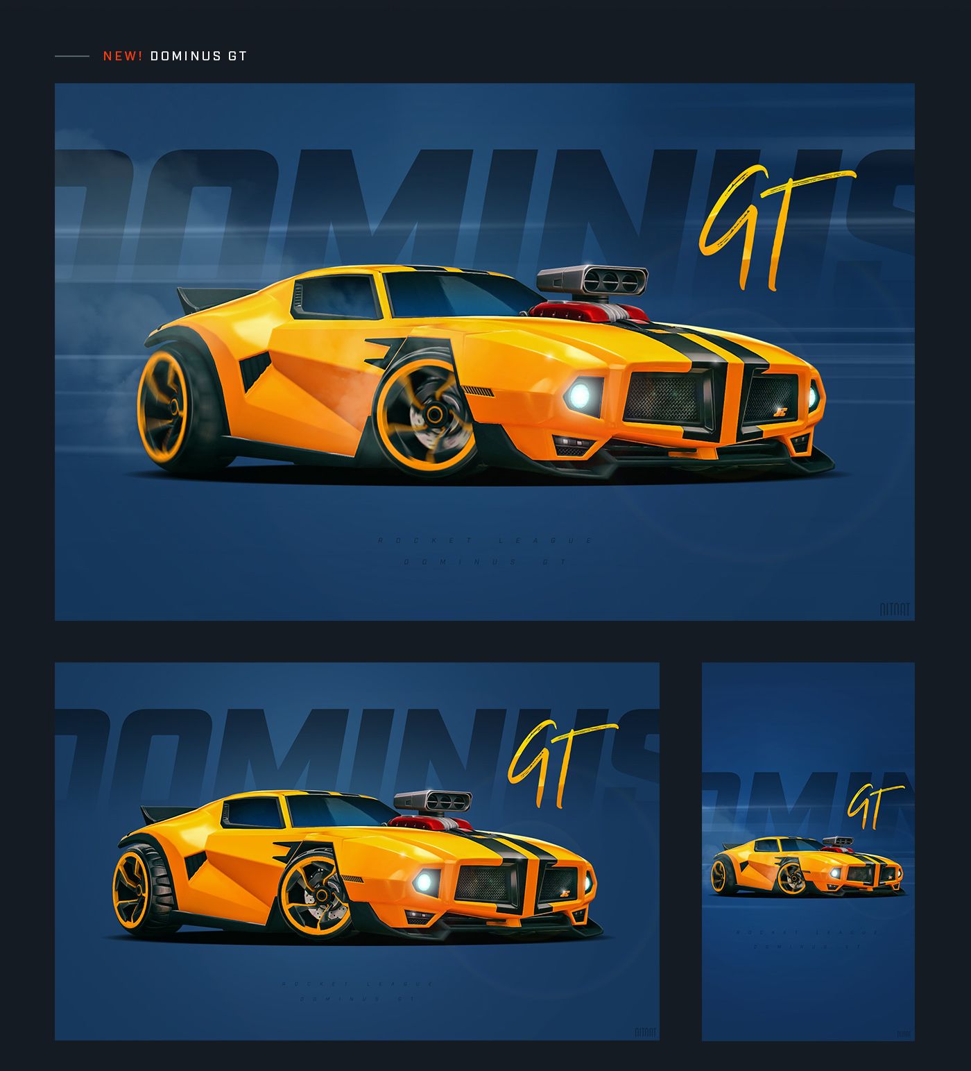 Auto Dominus GT Rocket League, 1400x1544 Verticale, iPhone Air