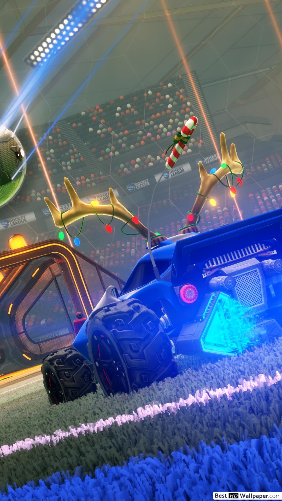 Auto Rocket League neon blu, 1080x1920 Full HD Verticale, iPhone Air