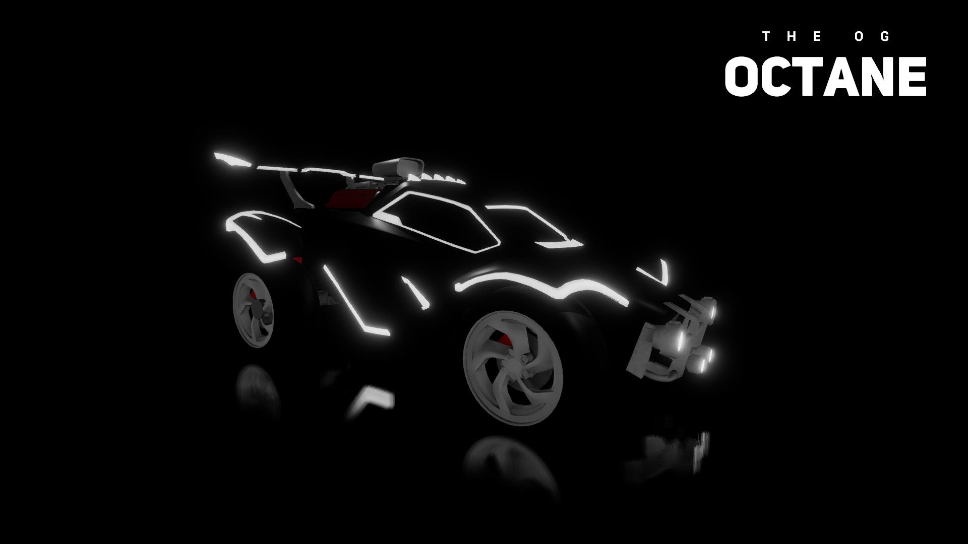 Auto Octane Rocket League nera, 1920x1080 Full HD, PC