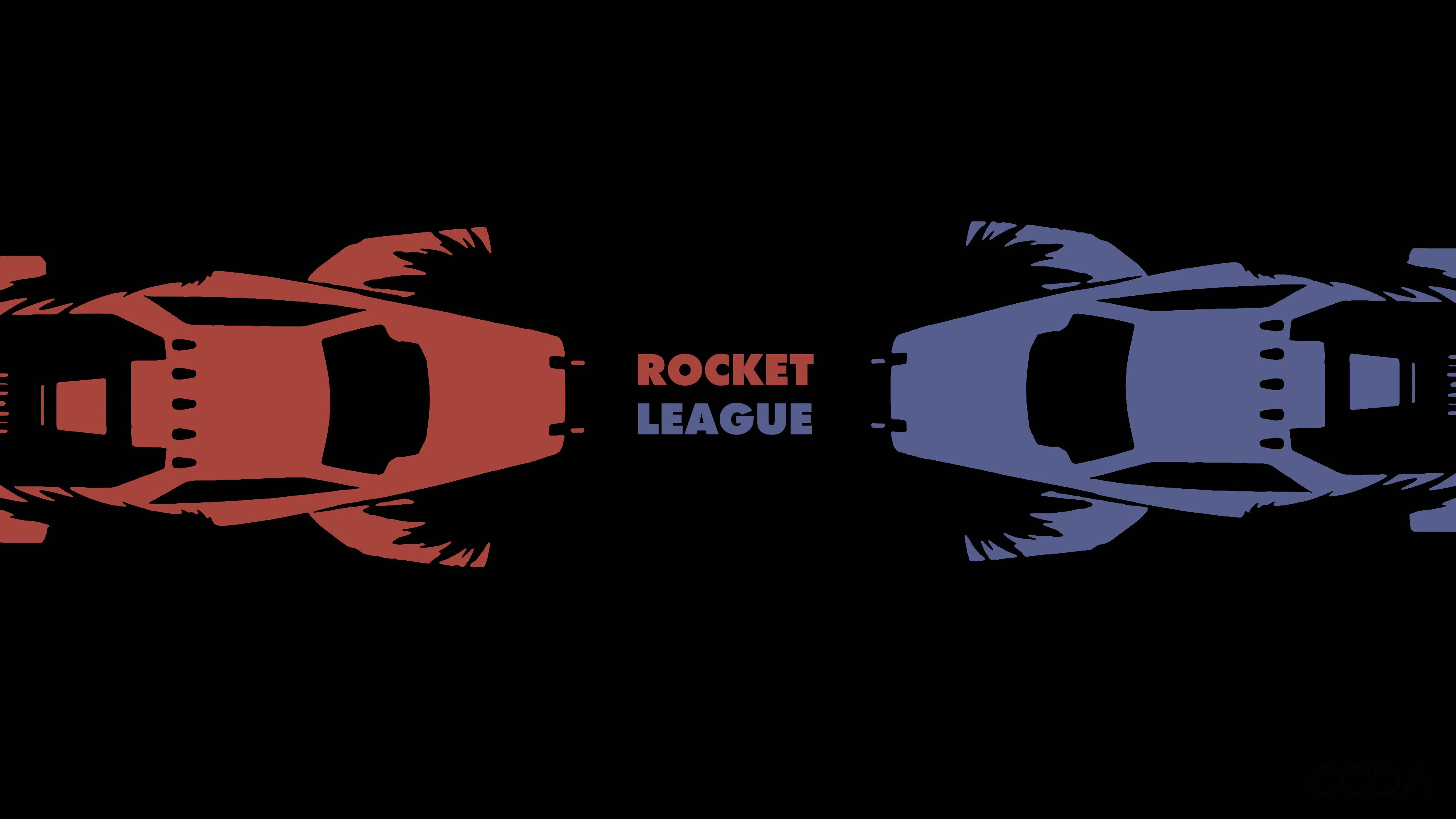 Auto Rocket League rosso blu, 3840x2160 4K, Desktop 4K