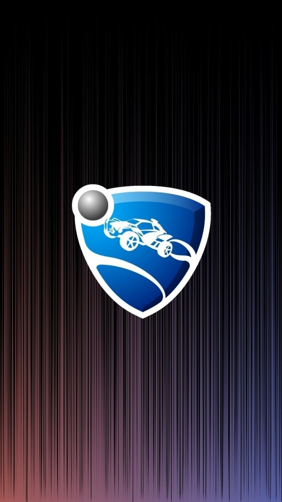 Logo Rocket League scudo blu, 1080x1920 Full HD Verticale, iPhone Plus