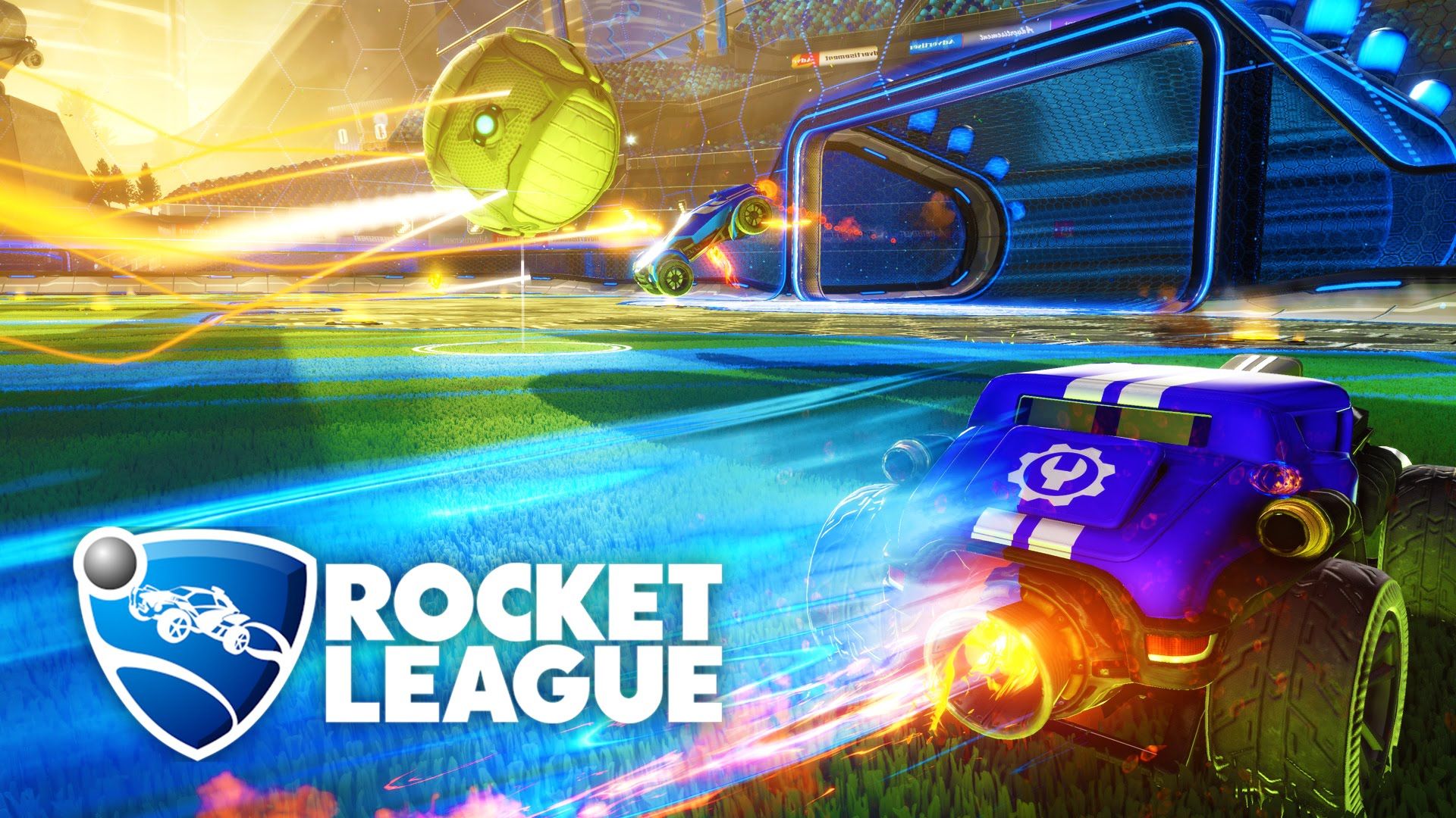 Auto Rocket League con fiamme, 1920x1200 WUXGA, PC Desktop