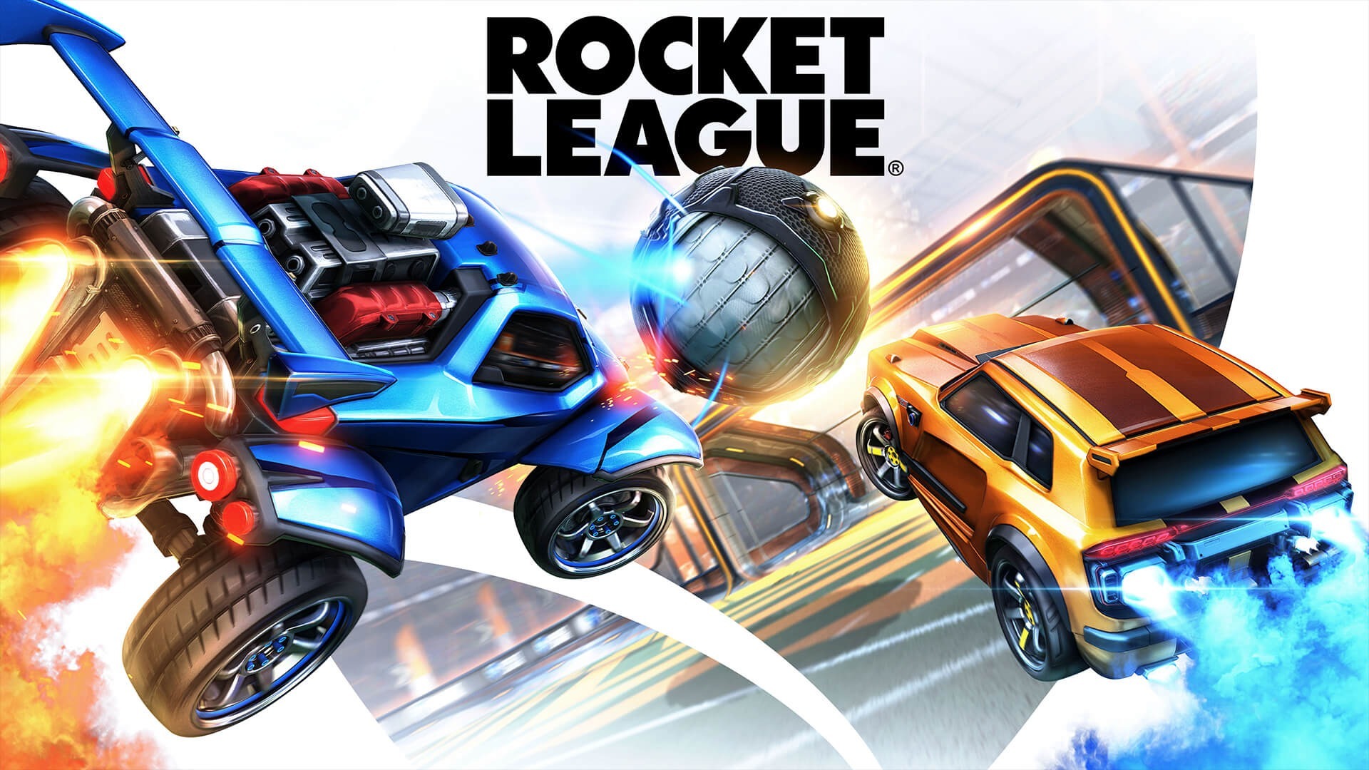 Auto Rocket League con pallone, 1920x1080 Full HD, PC Desktop