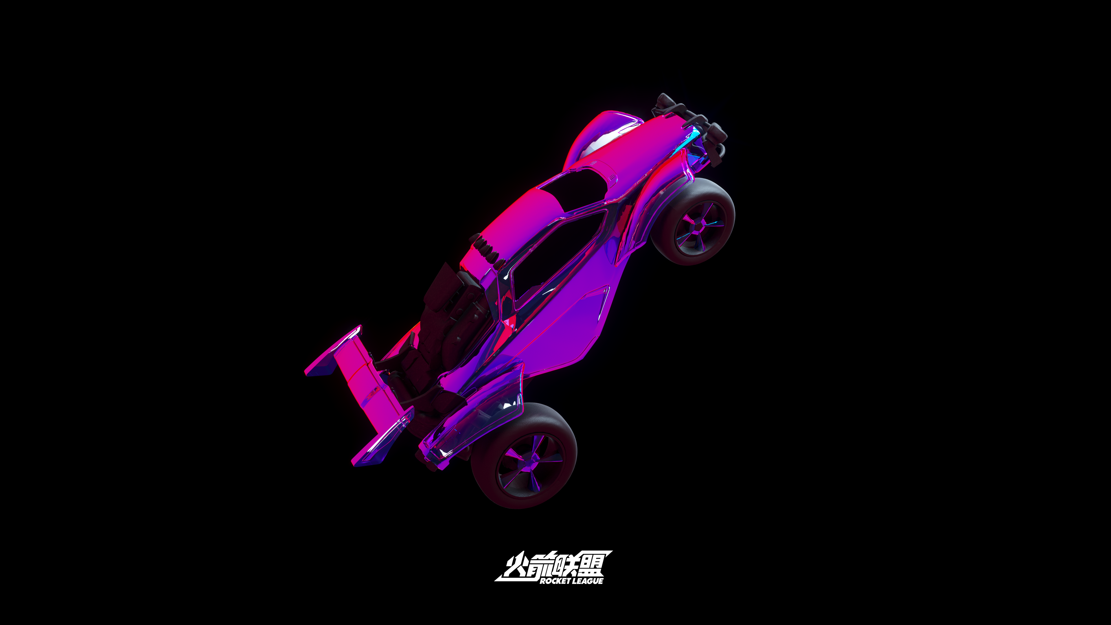 Auto rosa e viola Rocket League, 3840x2160 Ultra HD, 4K TV