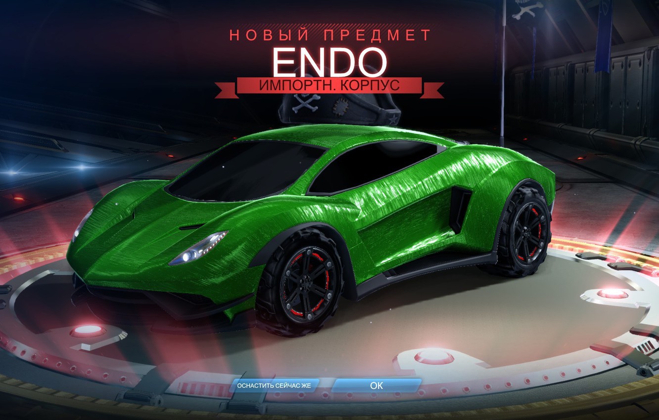 Auto verde Rocket League Endo, 1332x850 HD, Desktop