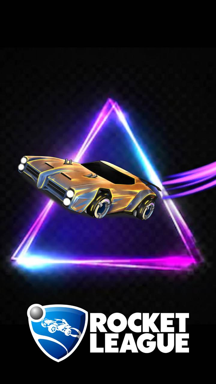 Auto Rocket League triangolo neon, 720x1280 Verticale, Mobile
