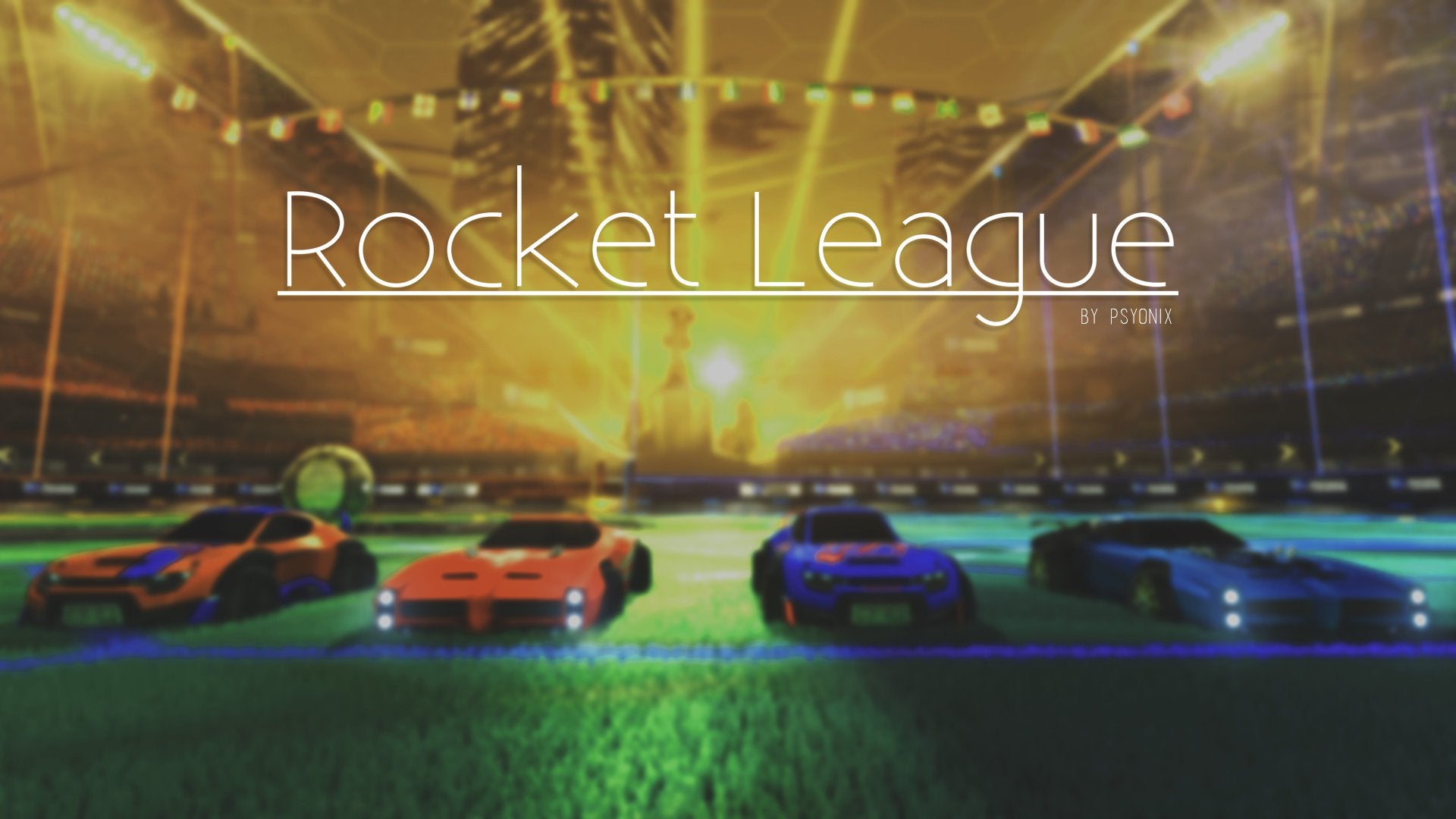 Rocket League auto colorate arena, 1920x1080 Full HD, PC Desktop