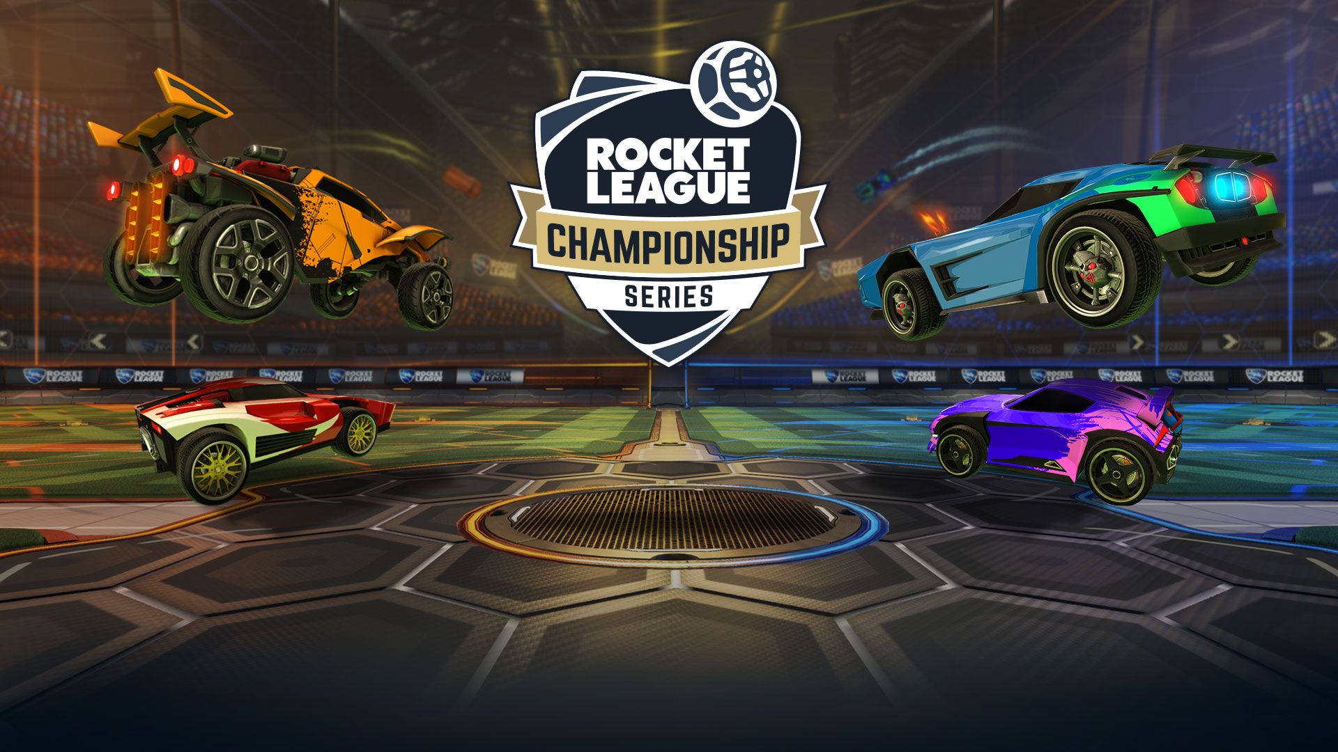 Rocket League auto colorate arena, 1920x1080 1080p, PC Desktop