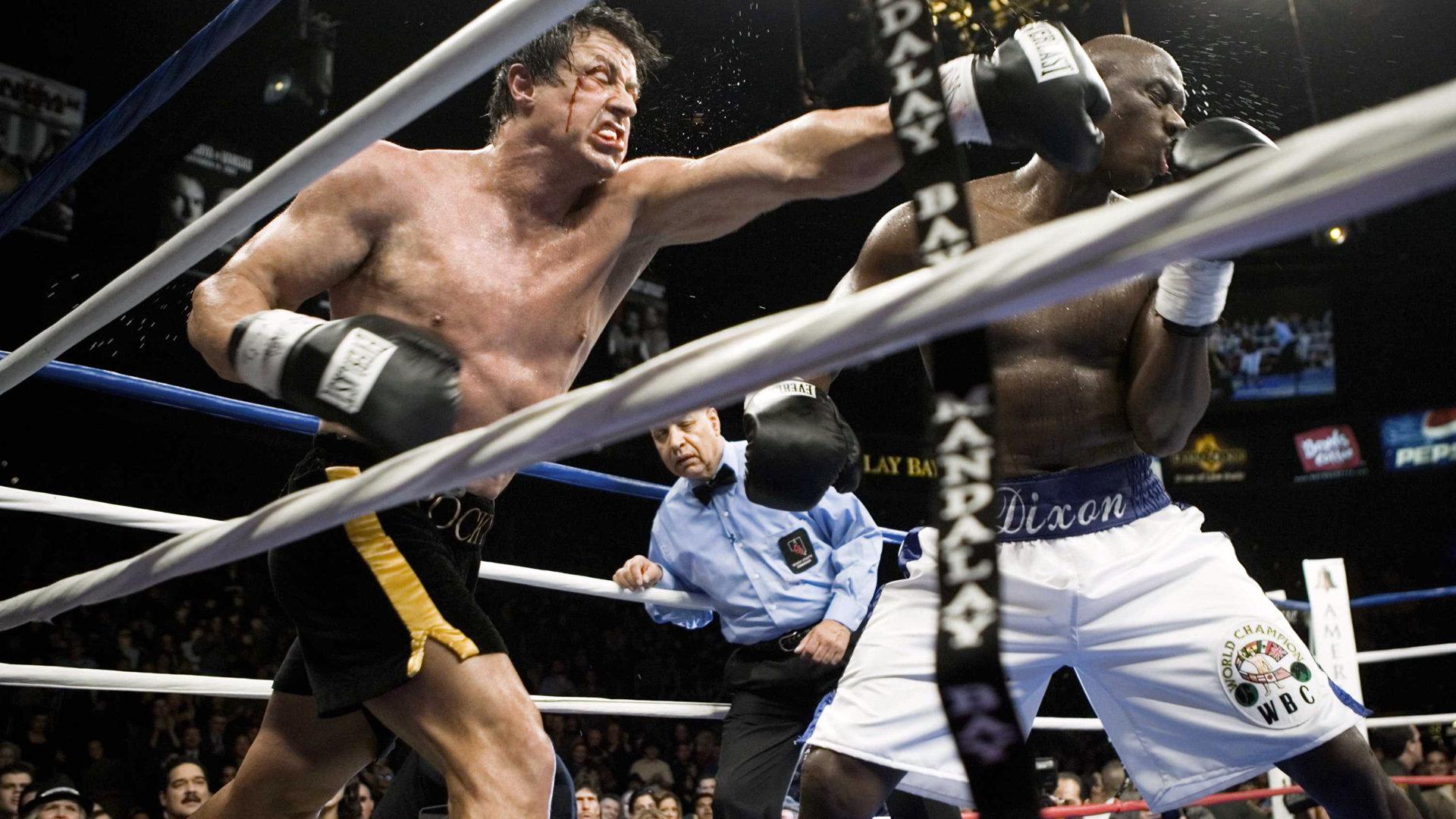 Rocky Balboa combattimento sul ring, 1920x1080 Full HD, PC