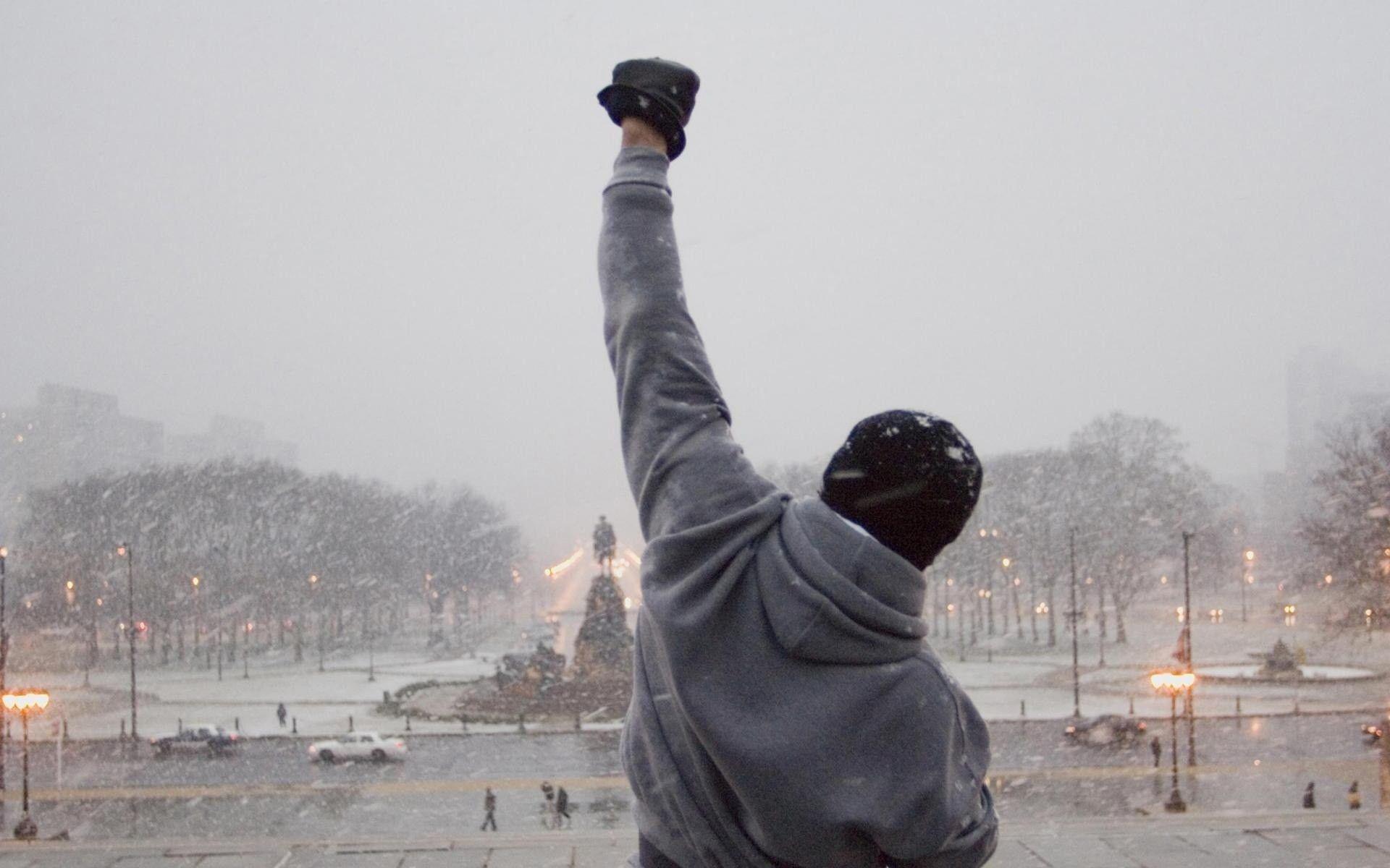 Rocky Balboa scalinata Philadelphia, 1920x1200 WUXGA, Laptop