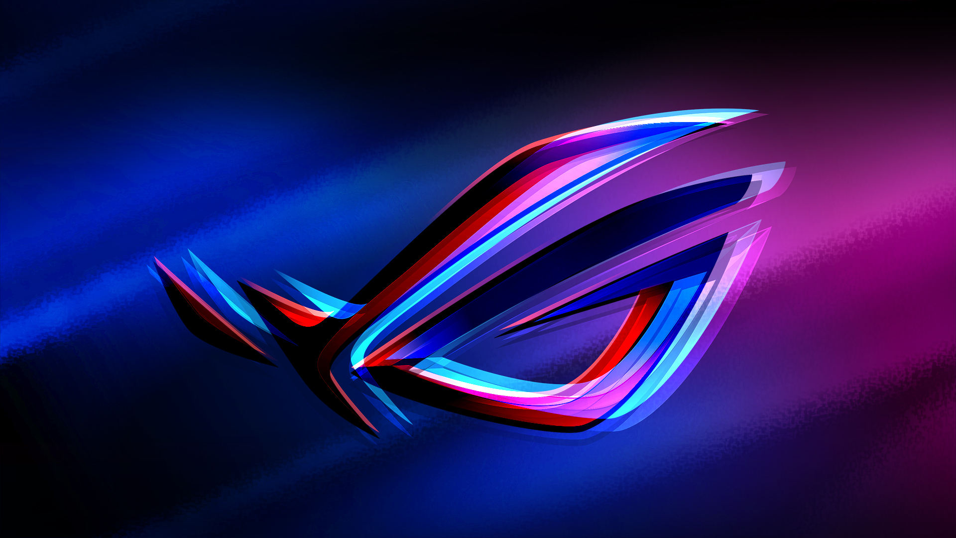 Logo ROG occhio neon, 1920x1080 Full HD 1080p, PC