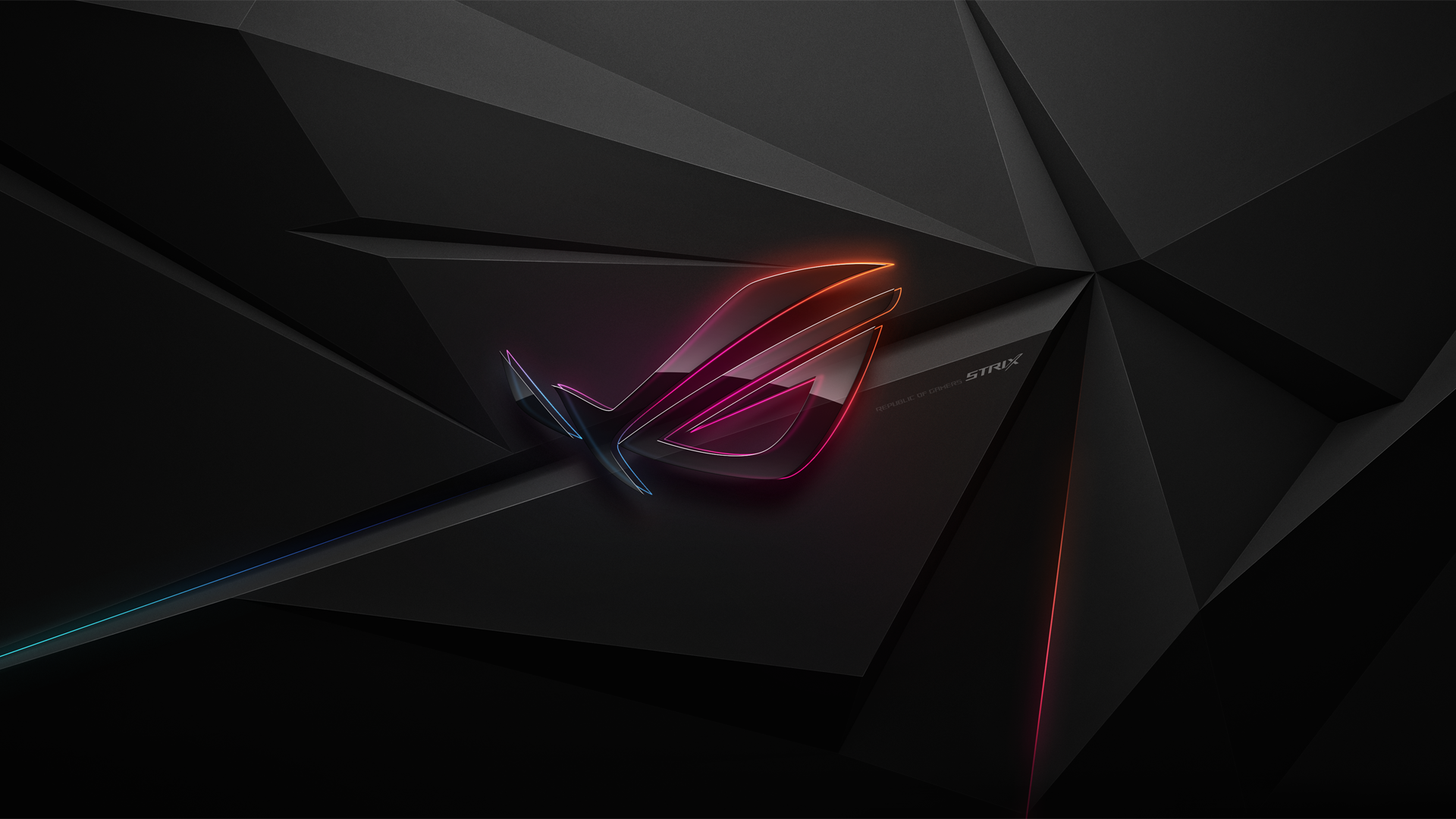 Logo Asus ROG astratto, 1920x1080 Full HD, PC Desktop