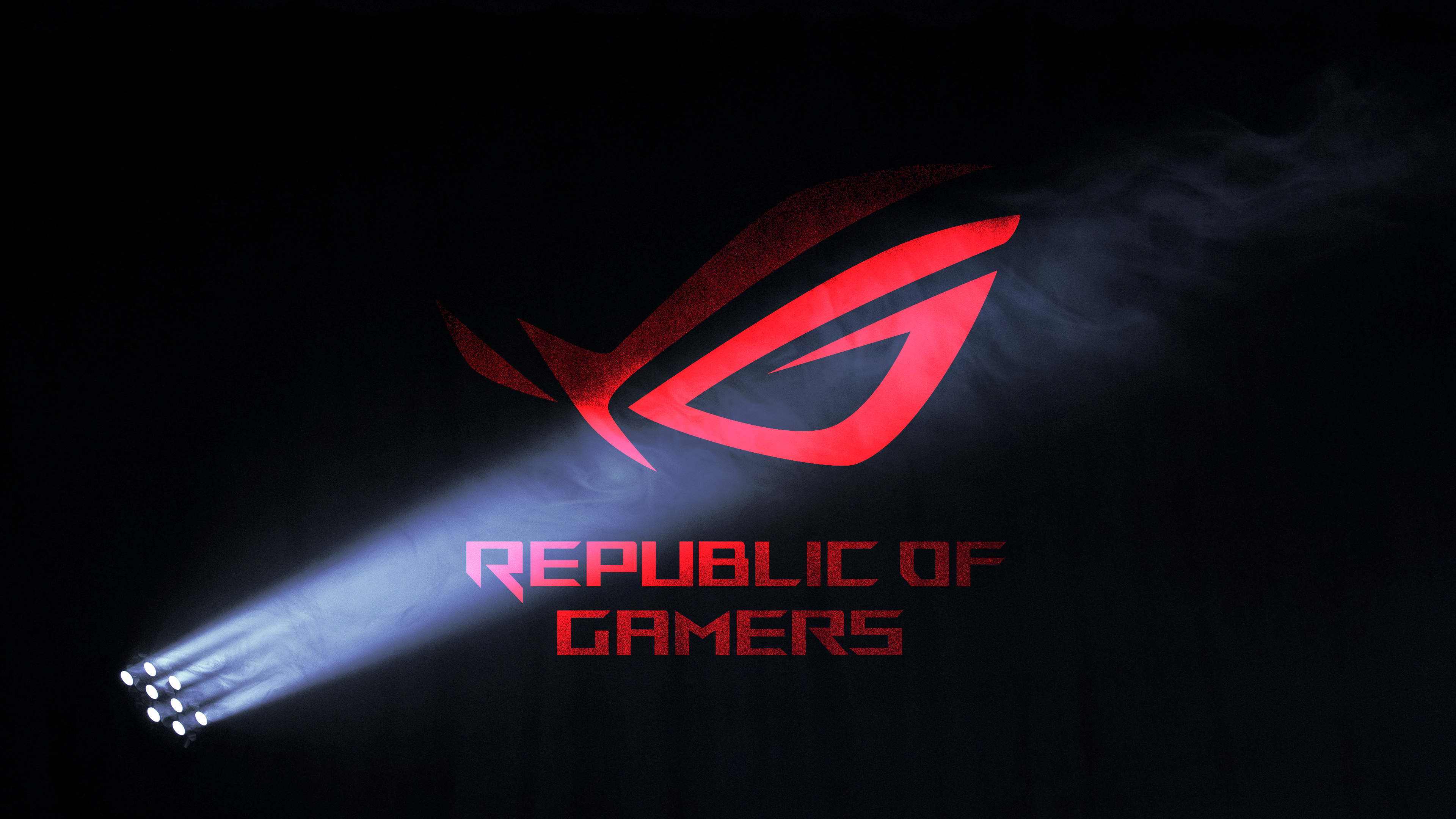 Logo ROG Republic of Gamers, 3840x2160 4K, Desktop 4K