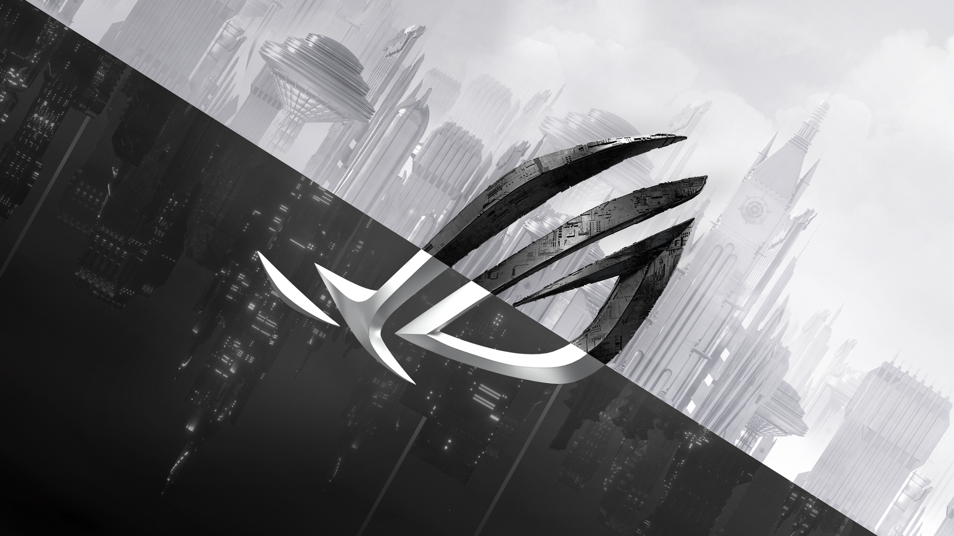 Logo ROG Republic of Gamers, 1920x1080 Full HD, Laptop