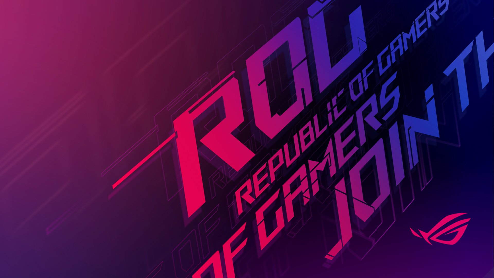 Logo ROG Republic of Gamers, ASUS, 1920x1080 1080p, Laptop