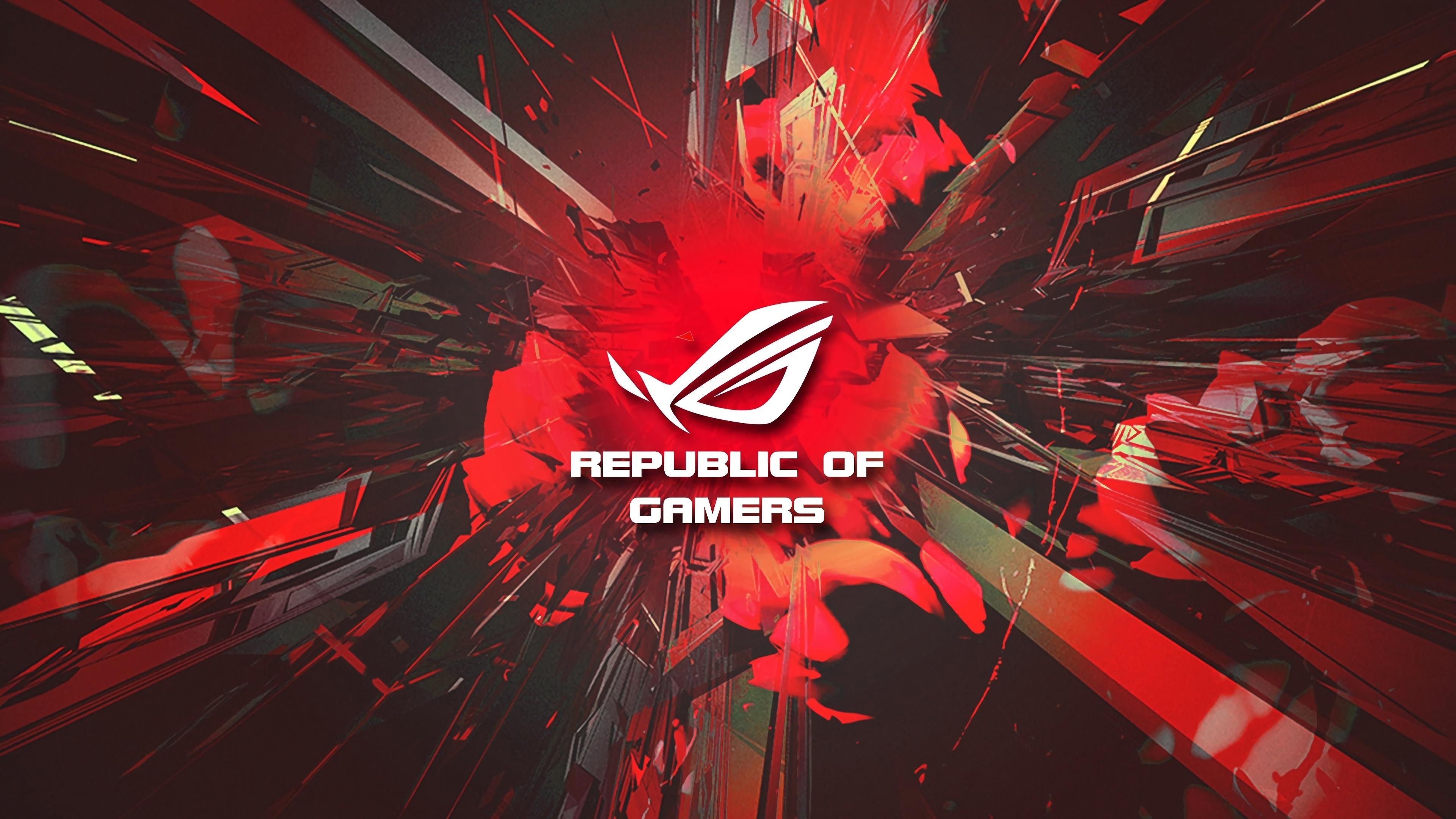Logo ROG Republic of Gamers, 3840x2160 4K, Desktop 4K