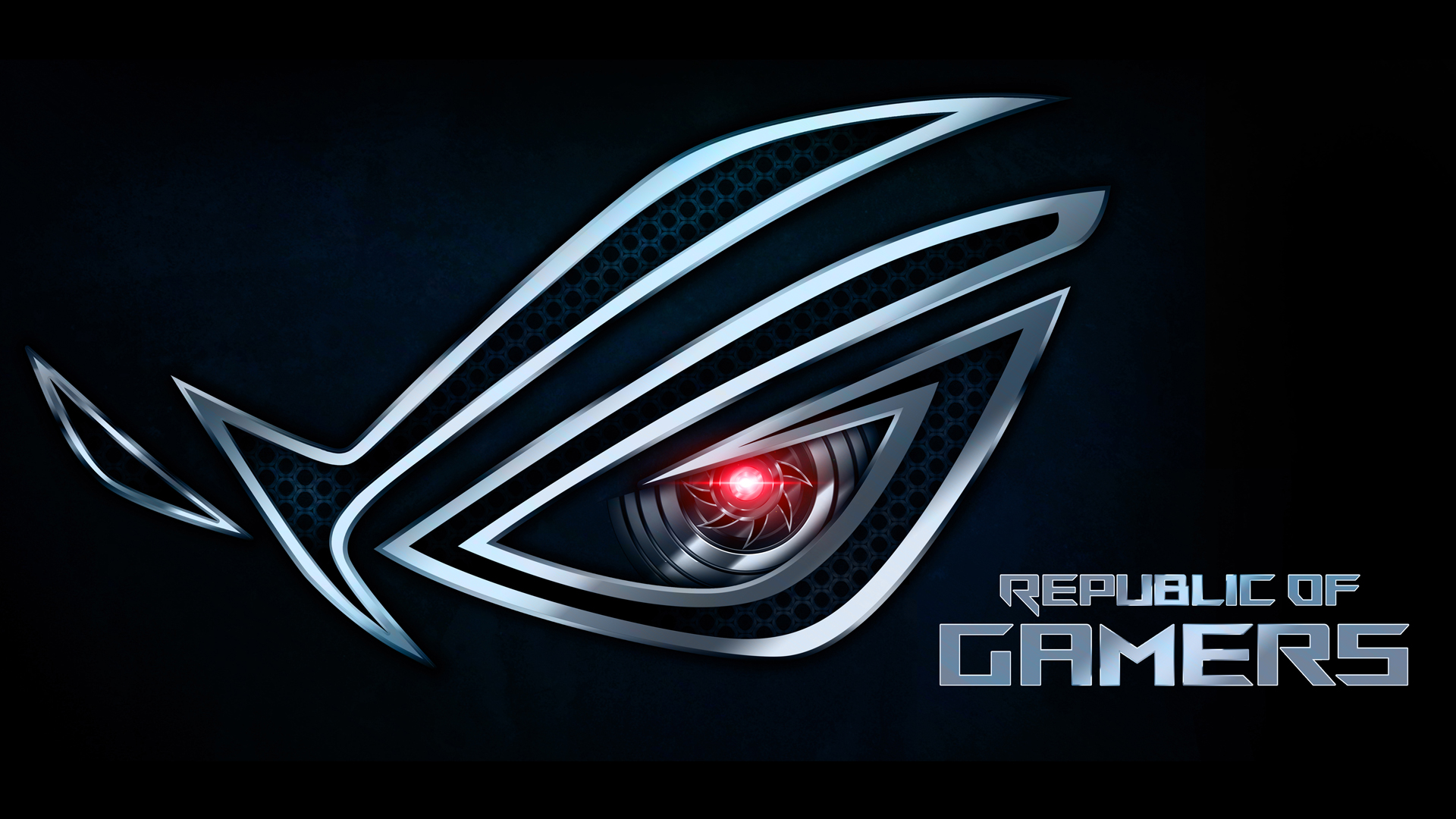 Logo ROG Republic of Gamers, 1920x1080 Full HD, Desktop