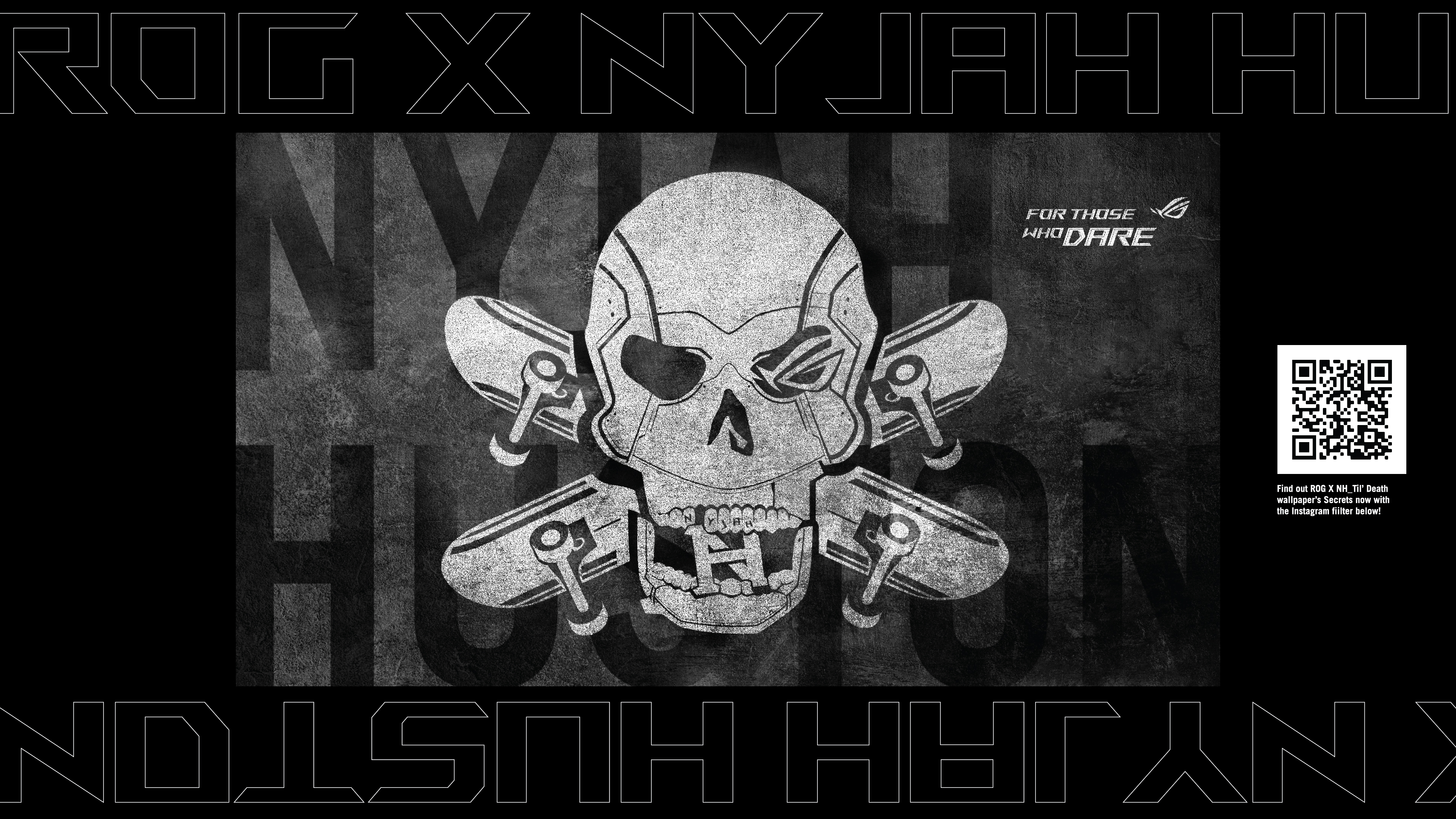 Teschio con skateboard incrociati, 3840x2160 4K Ultra HD, Monitor 4K