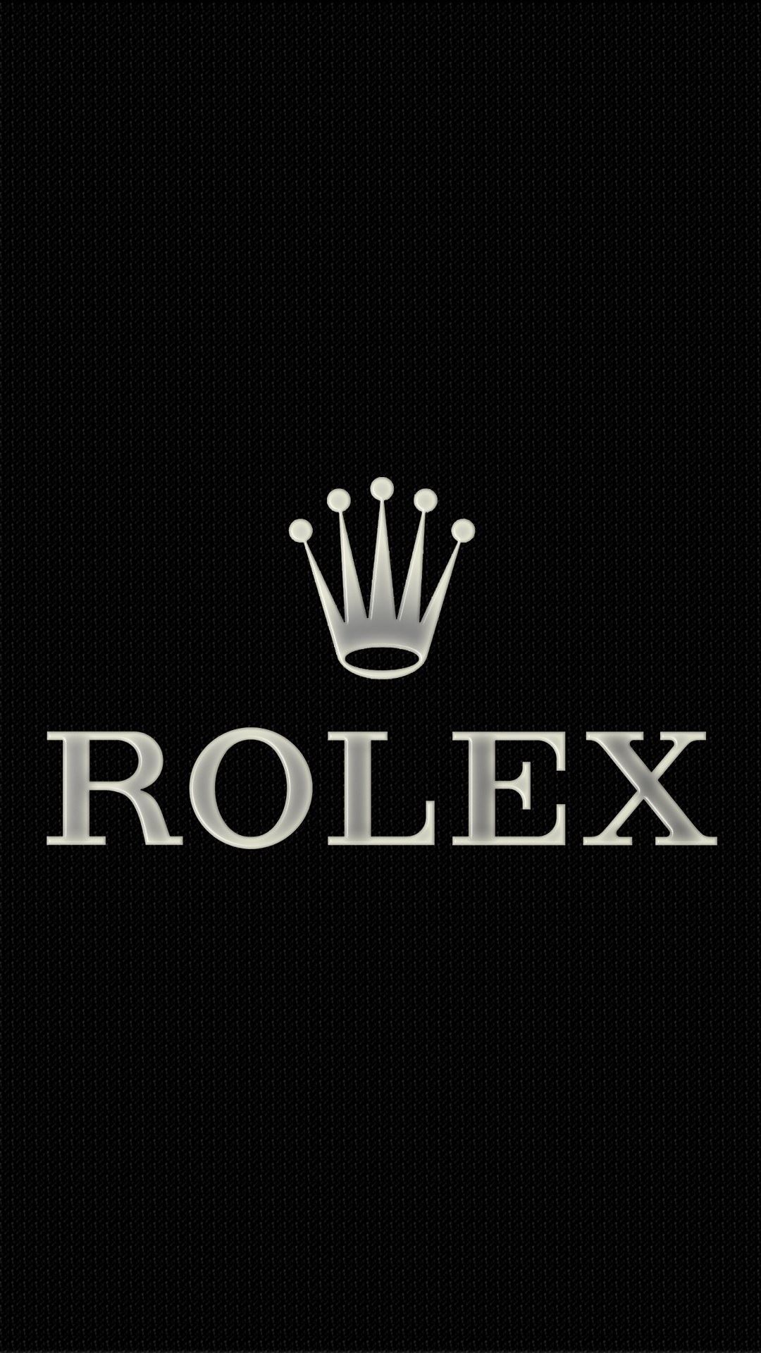 Logo Rolex corona nera, 1080x1920 Verticale, Samsung Galaxy