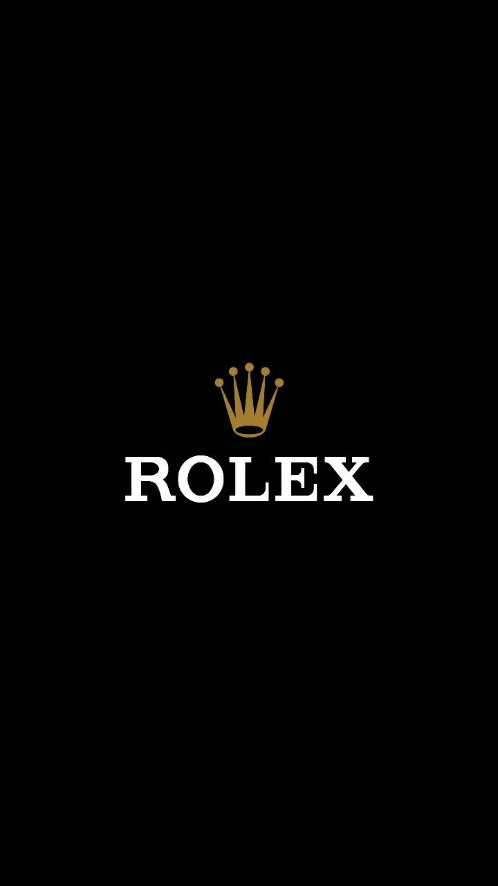 Logo Rolex sfondo nero, 720x1280 Verticale, Mobile