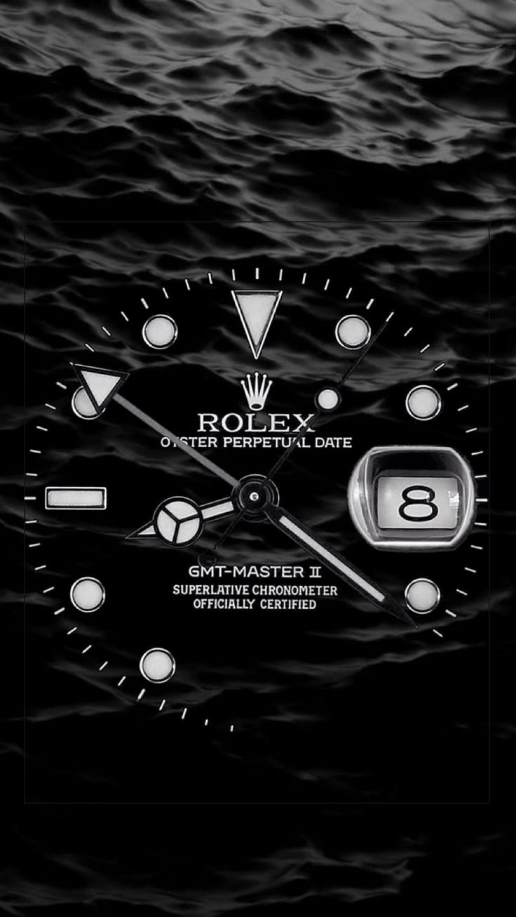 Quadrante orologio Rolex nero, 736x1307 Full HD Verticale, Google Pixel