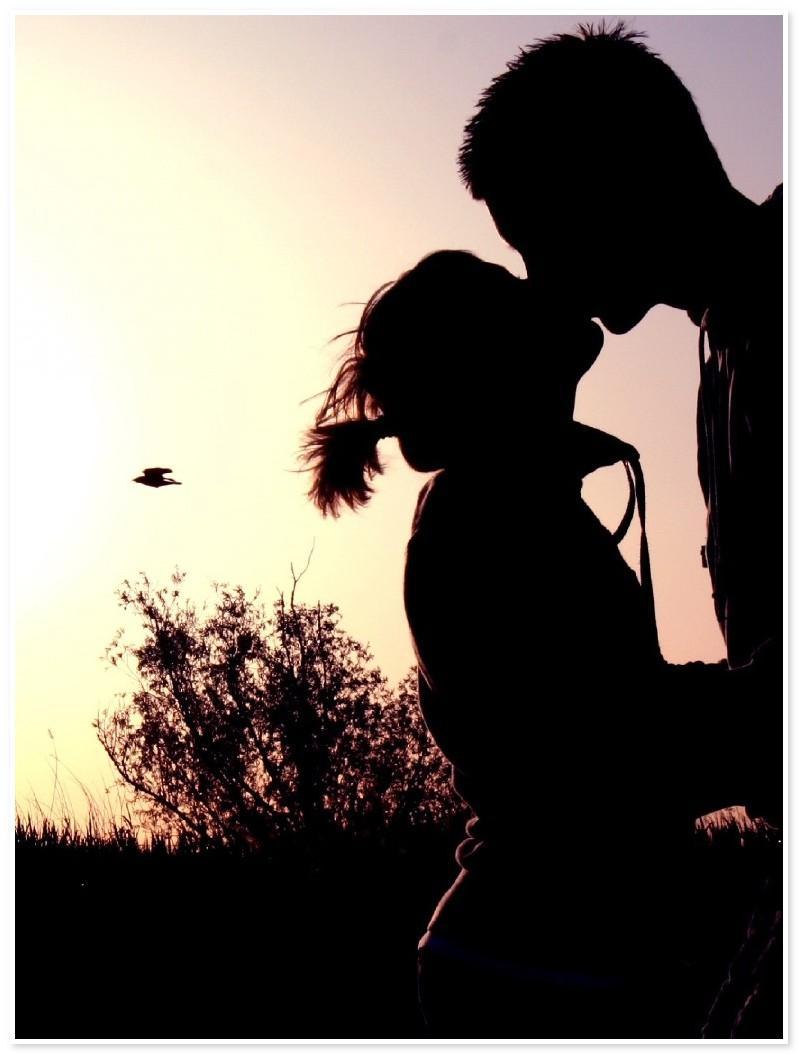 Coppia silhouette al tramonto, 799x1055 Full HD Verticale, iPhone