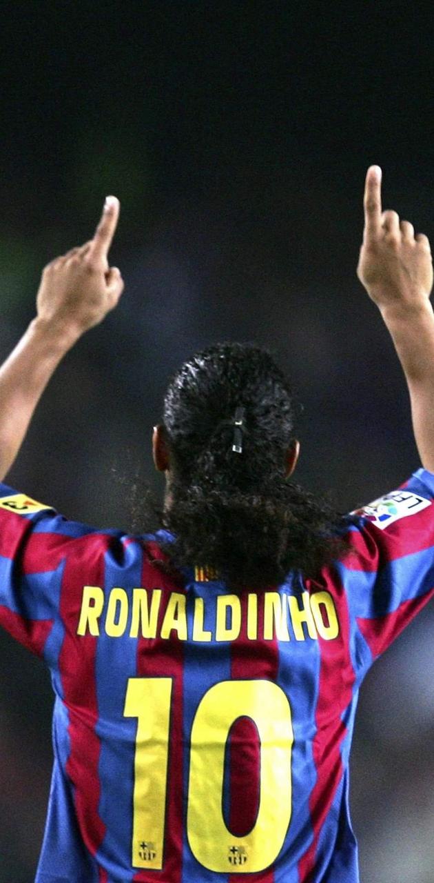 Ronaldinho maglia Barcellona 10, 630x1280 Verticale, OnePlus