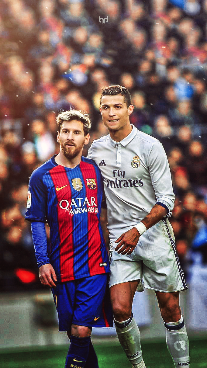 Messi e Ronaldo insieme, Lionel Messi, 681x1210 Verticale, Telefono