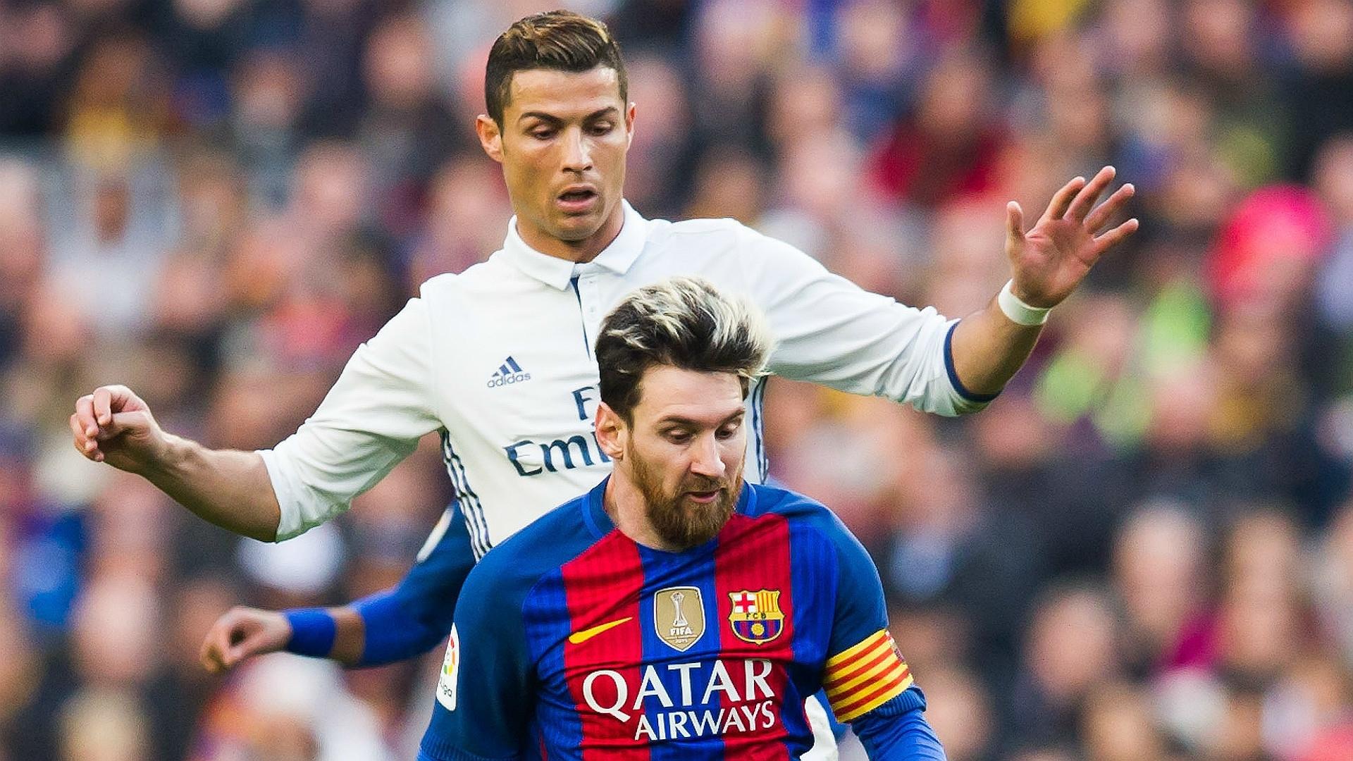 Ronaldo e Messi in campo, 1920x1080 Full HD, PC Desktop