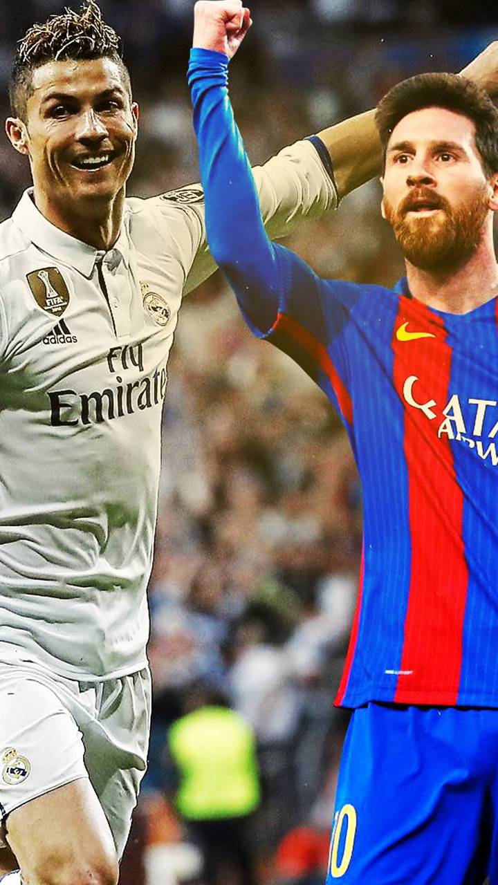 Ronaldo e Messi calcio, Lionel Messi, 720x1280 Full HD Verticale, Smartphone