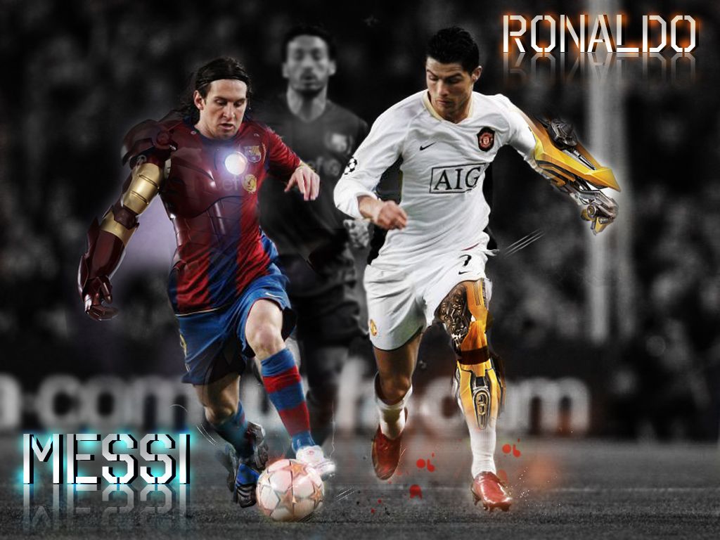 Messi Barcellona e Ronaldo United, FC Barcelona, 1024x768 HD, Desktop
