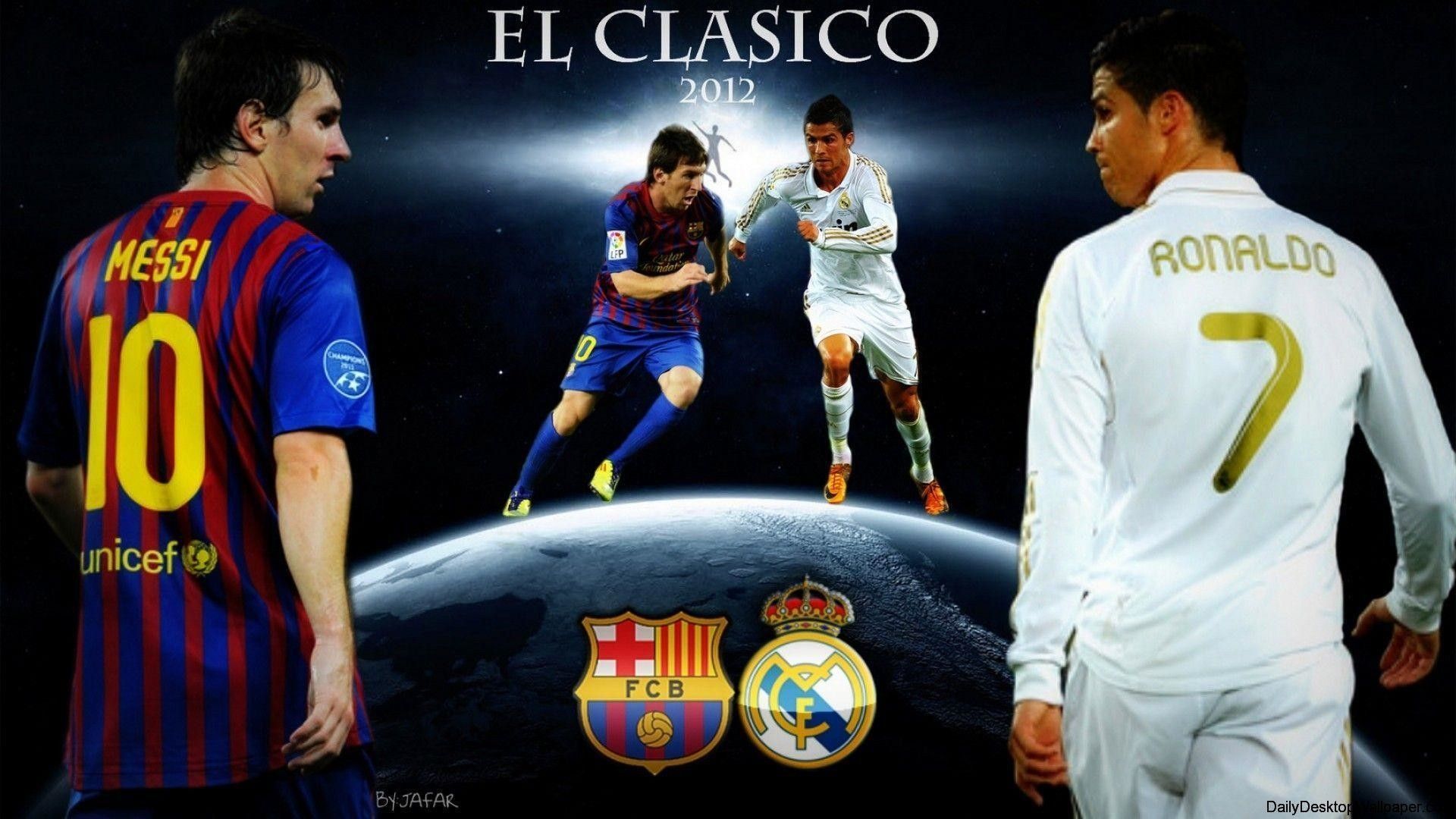 Messi e Ronaldo El Clasico, 1920x1080 Full HD 1080p, Desktop