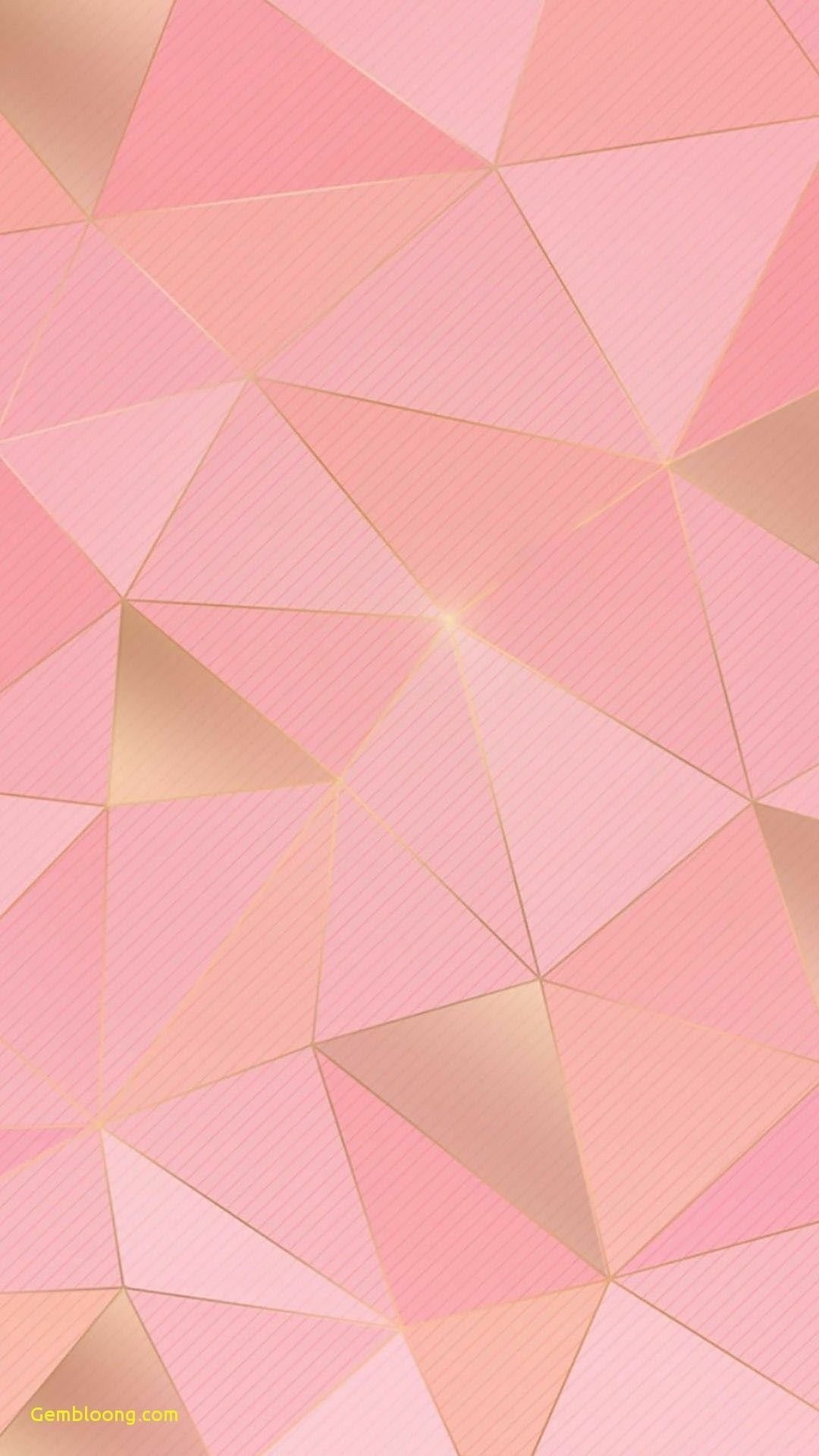 Motivo geometrico triangoli rosa oro, 1080x1920 Verticale, Samsung Galaxy