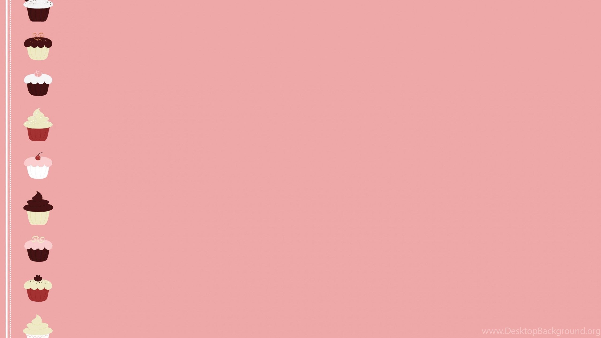 Cupcake decorativi sfondo rosa, 2560x1440 2K, PC Desktop